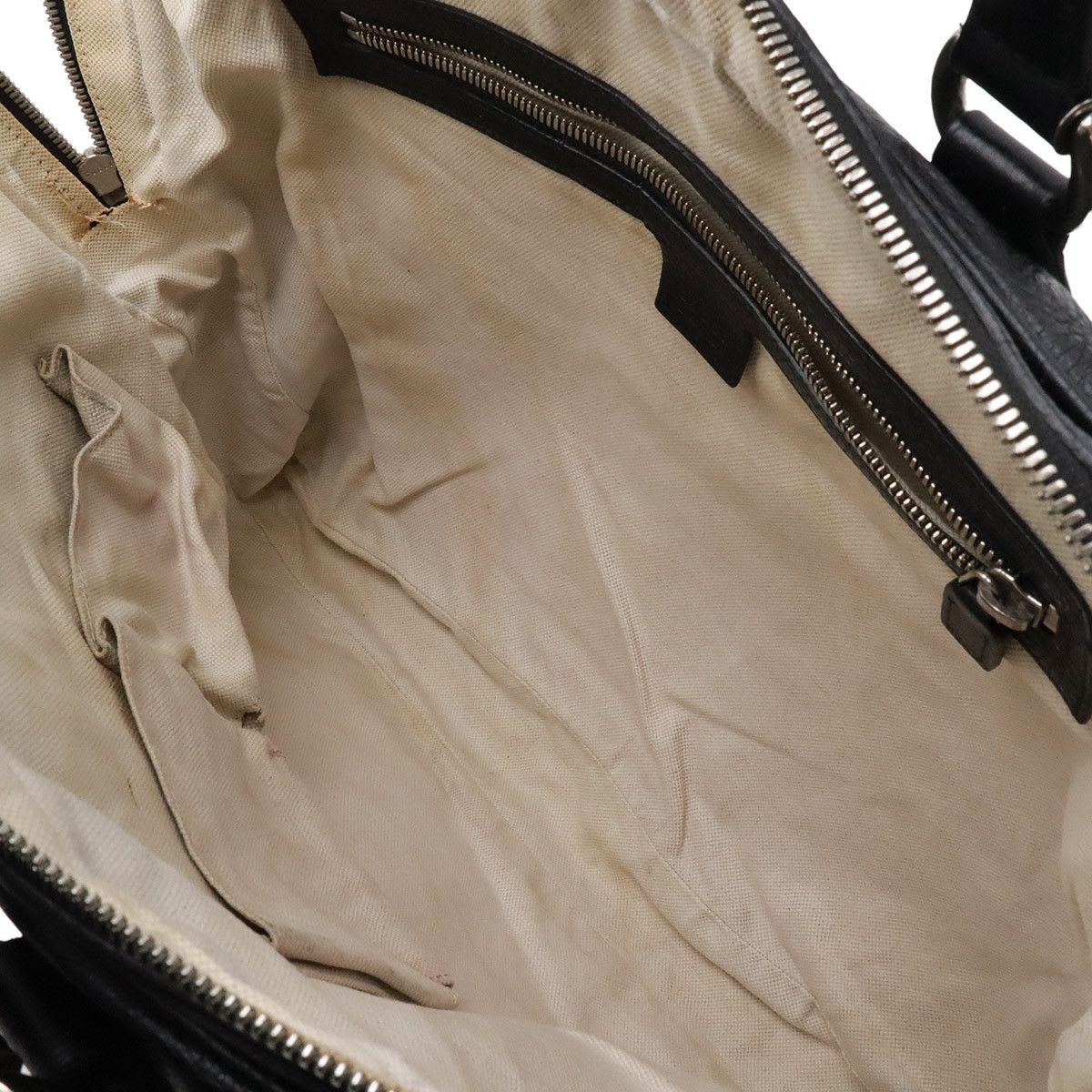 Gucci Gucci Gucci Leather Briefcase Leather Business Bag 322057 DUTY FREE for USA Size ONE SIZE - 6 Thumbnail