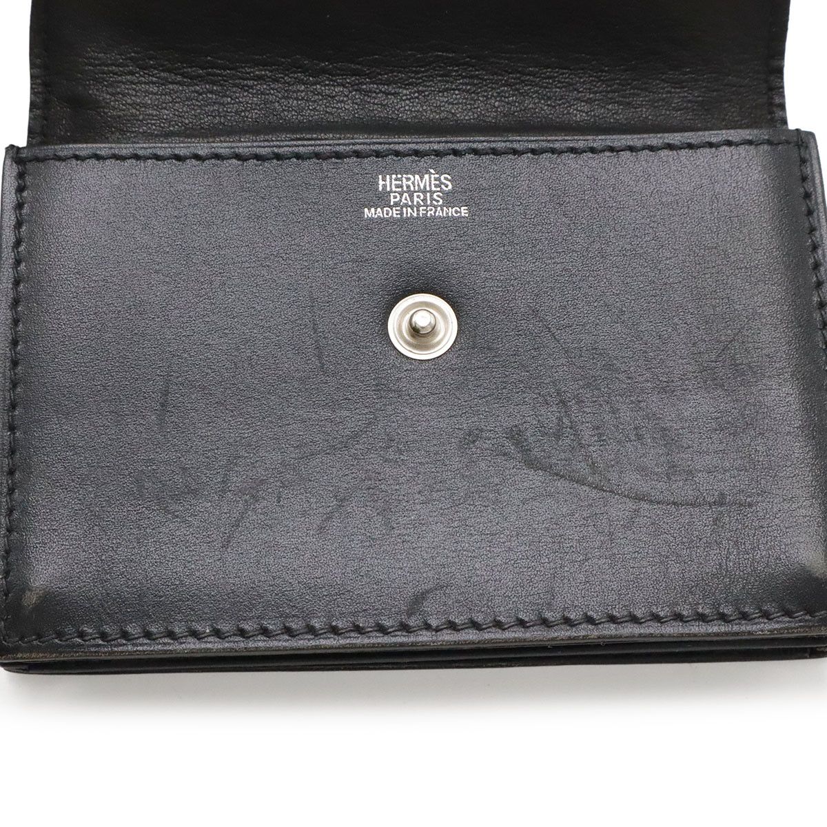Hermes Hermes Hermes Box Calf Card Case Leather Business card case G DUTY FREE for USA Size ONE SIZE - 8 Thumbnail