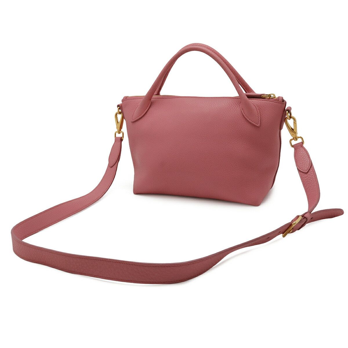Prada Prada Prada VIT.DAINO Leather 2way Shoulder Bag Leather Handbag 1BA111 DUTY FREE for USA Size ONE SIZE - 2 Thumbnail