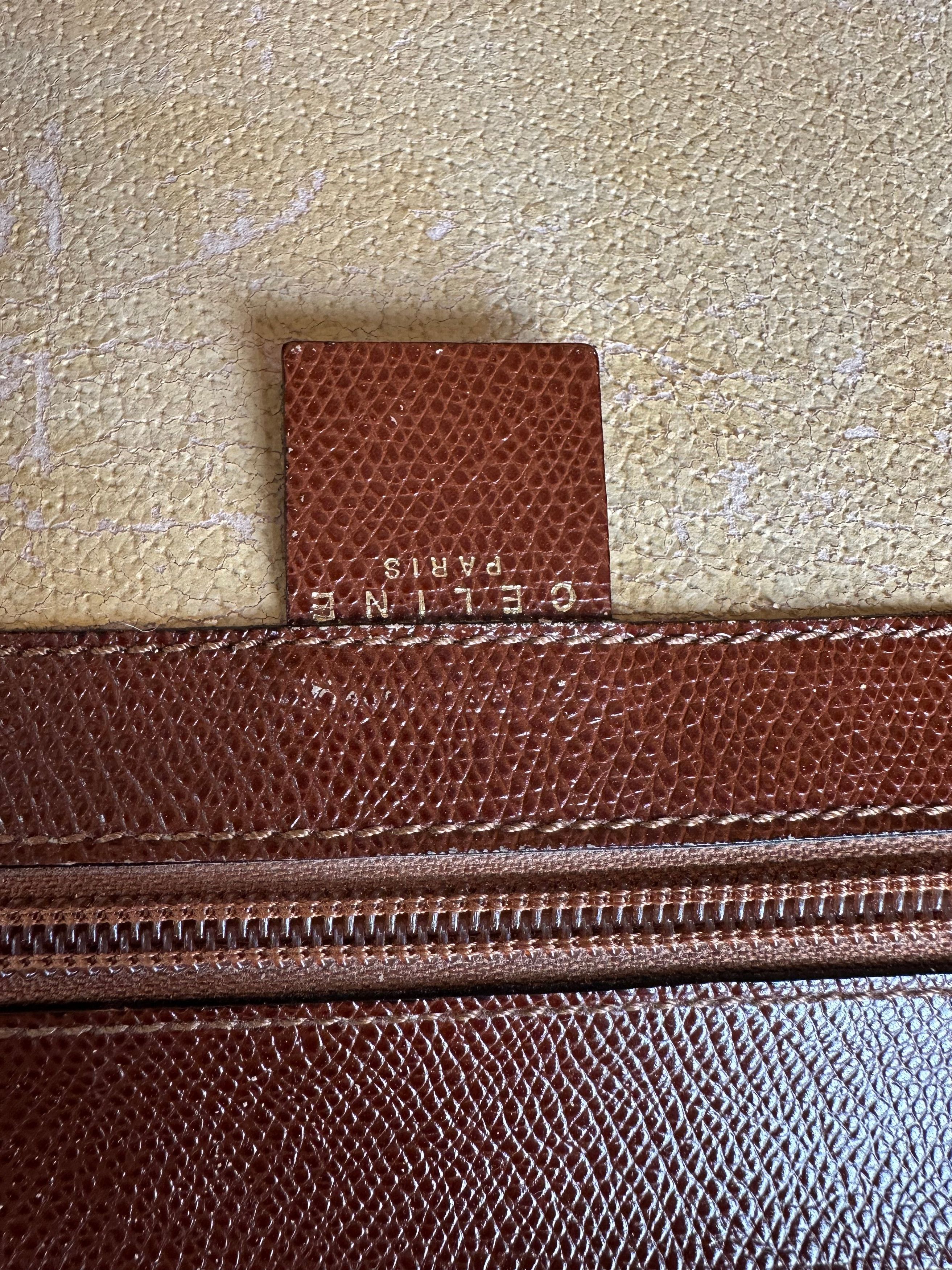 Celine Vintage Smooth Briefcase Brown Size ONE SIZE - 6 Thumbnail