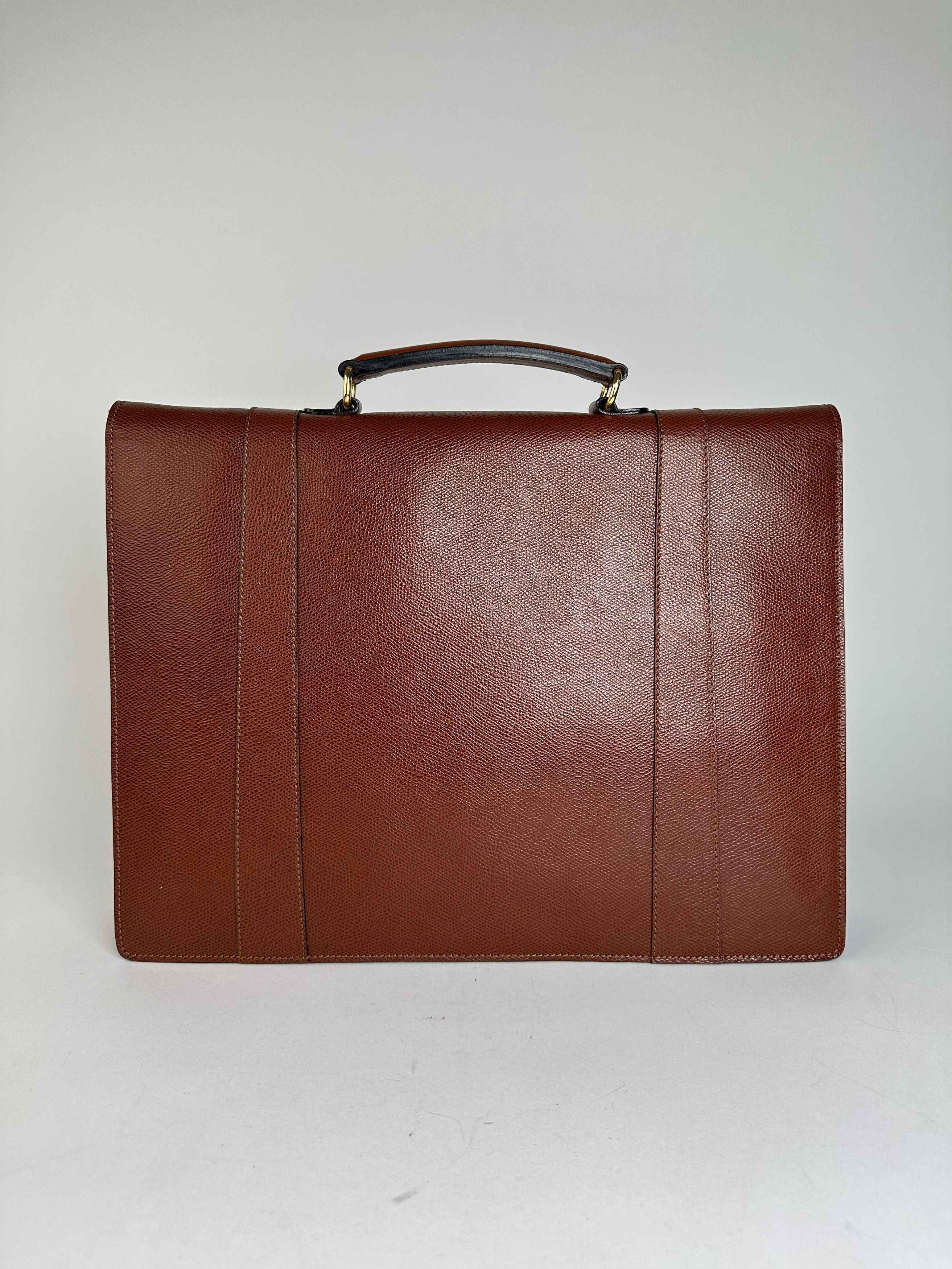 Celine Vintage Smooth Briefcase Brown Size ONE SIZE - 2 Thumbnail