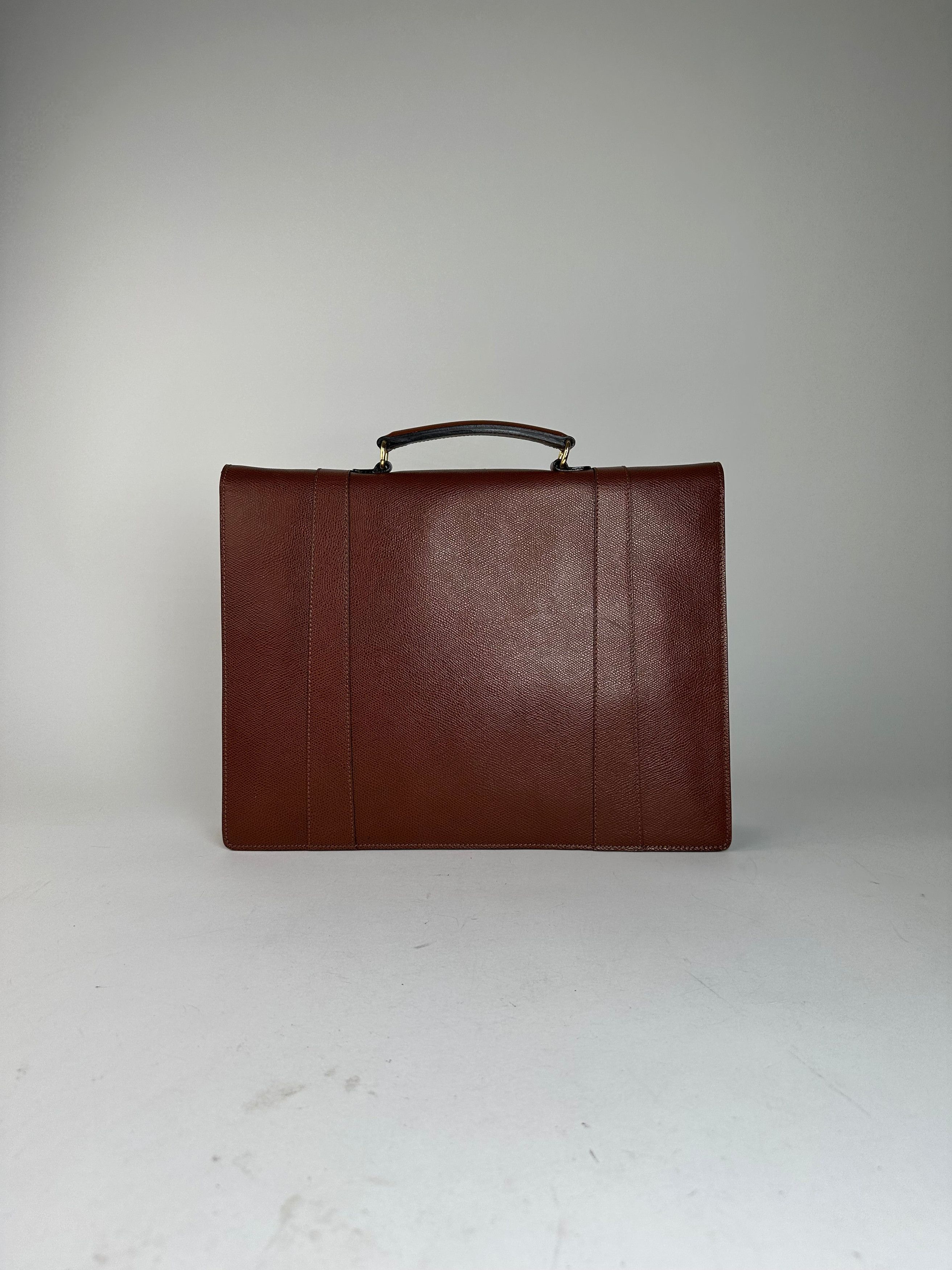 Celine Vintage Smooth Briefcase Brown Size ONE SIZE - 10 Thumbnail