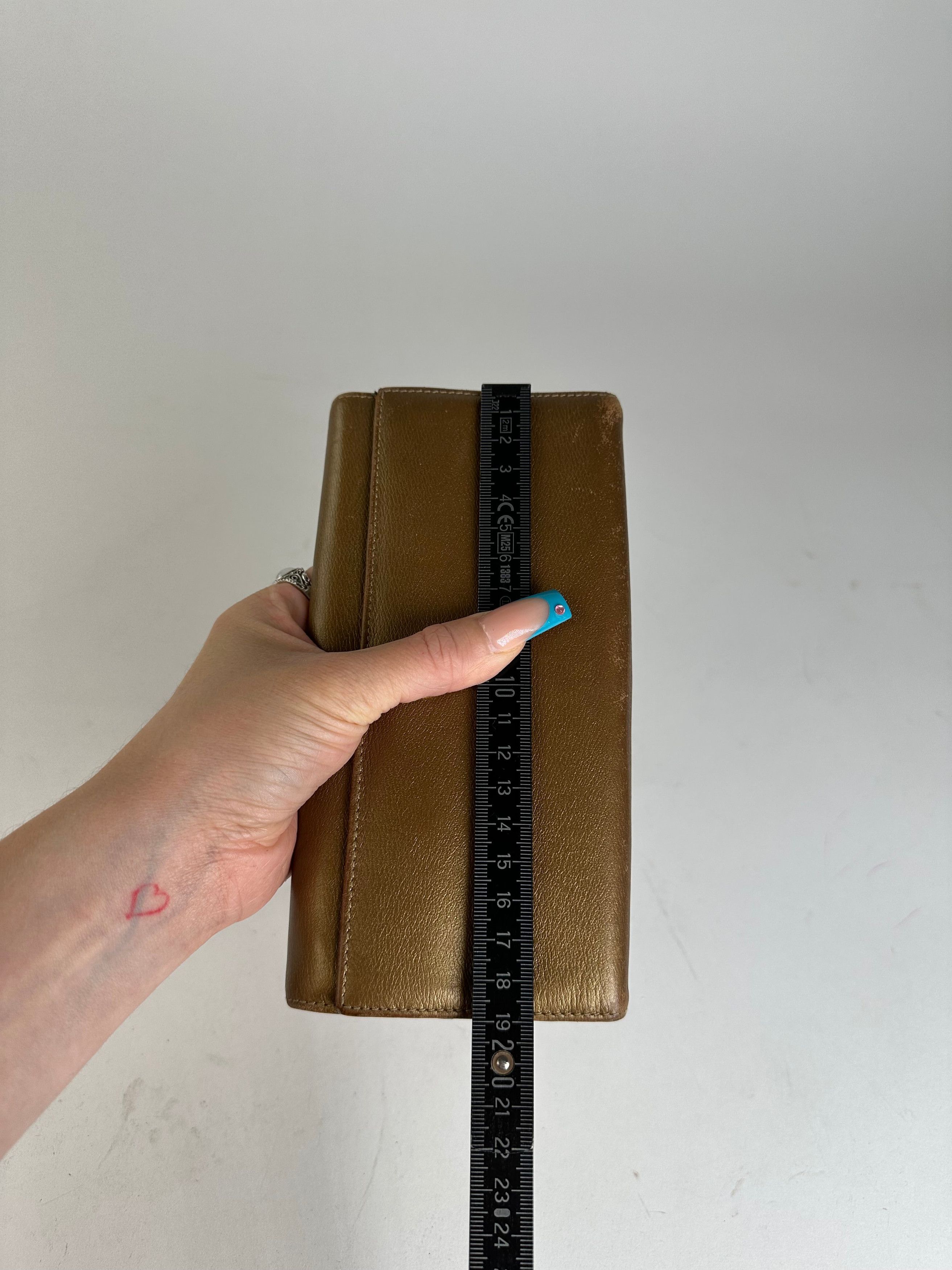 Loewe Vintage Smooth Wallet Gold Size ONE SIZE - 6 Thumbnail
