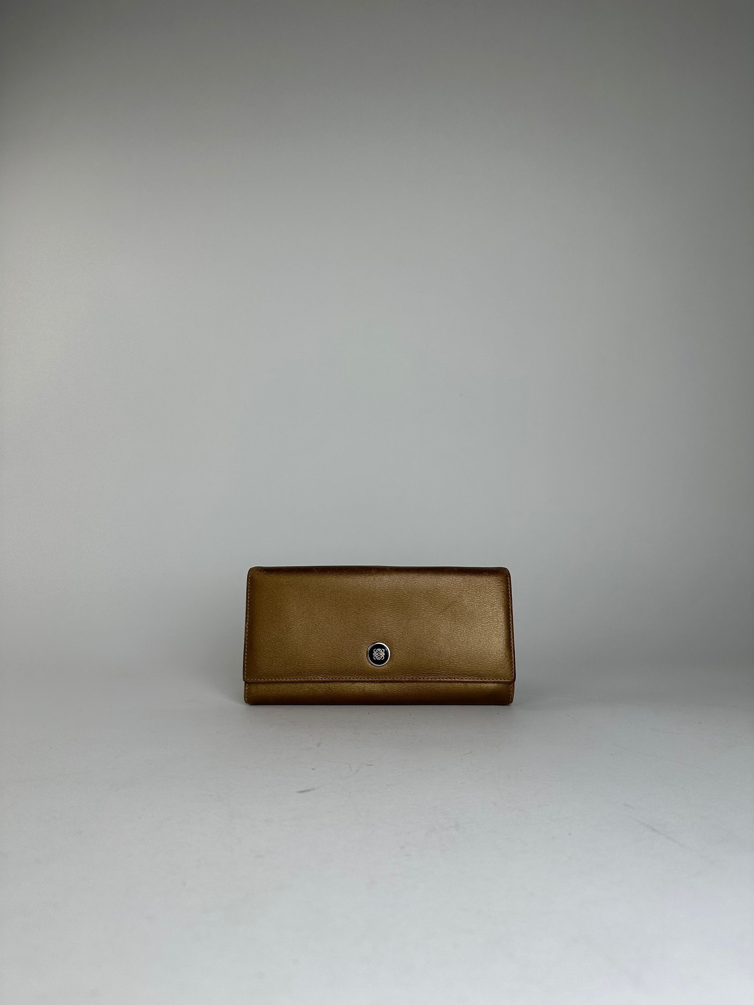 Loewe Vintage Smooth Wallet Gold Size ONE SIZE - 8 Thumbnail