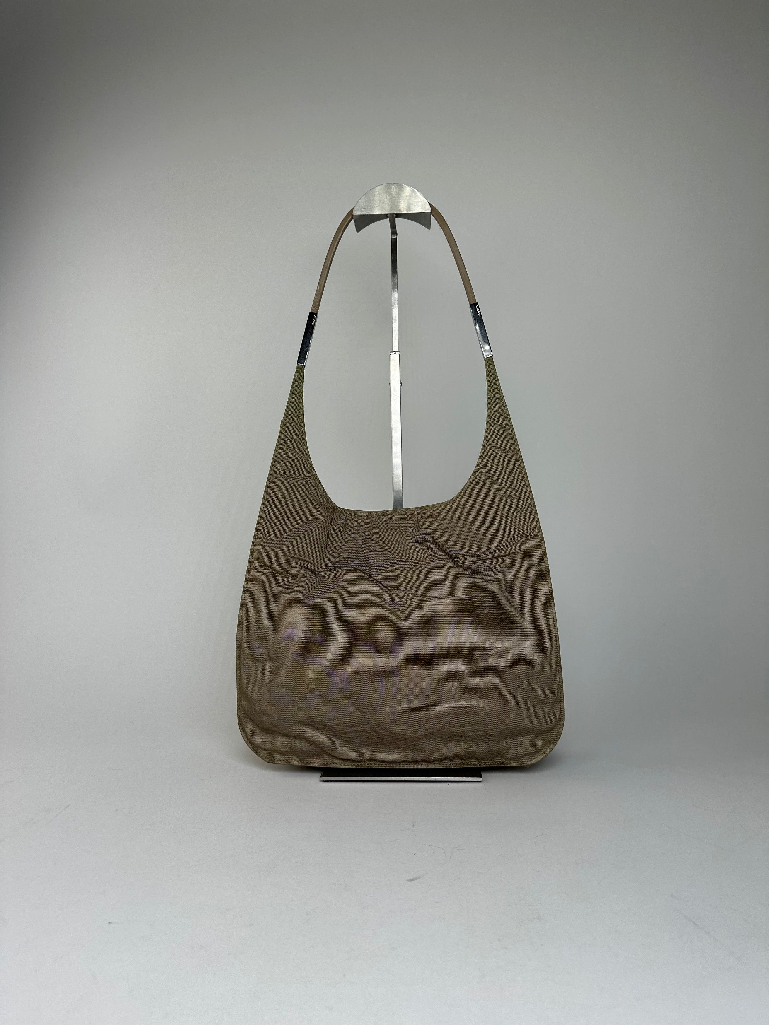 Gucci Olive Green Fabric Hobo Bag Accessory Size ONE SIZE - 9 Thumbnail