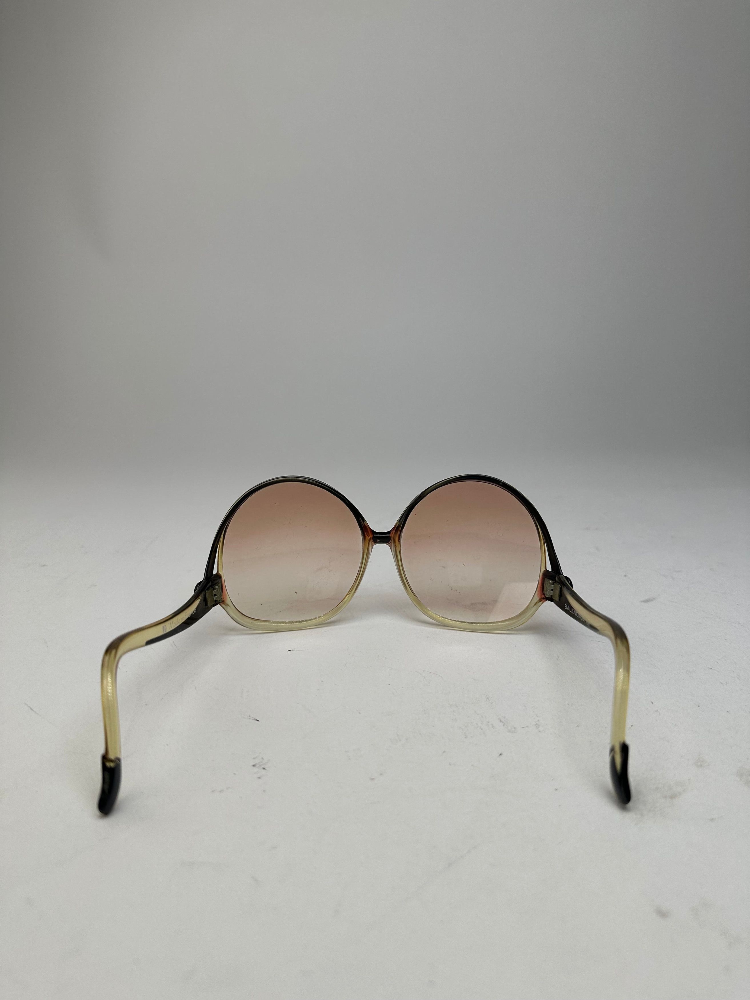 Balenciaga Vintage Acetate Sunglasses Black Size ONE SIZE - 6 Thumbnail