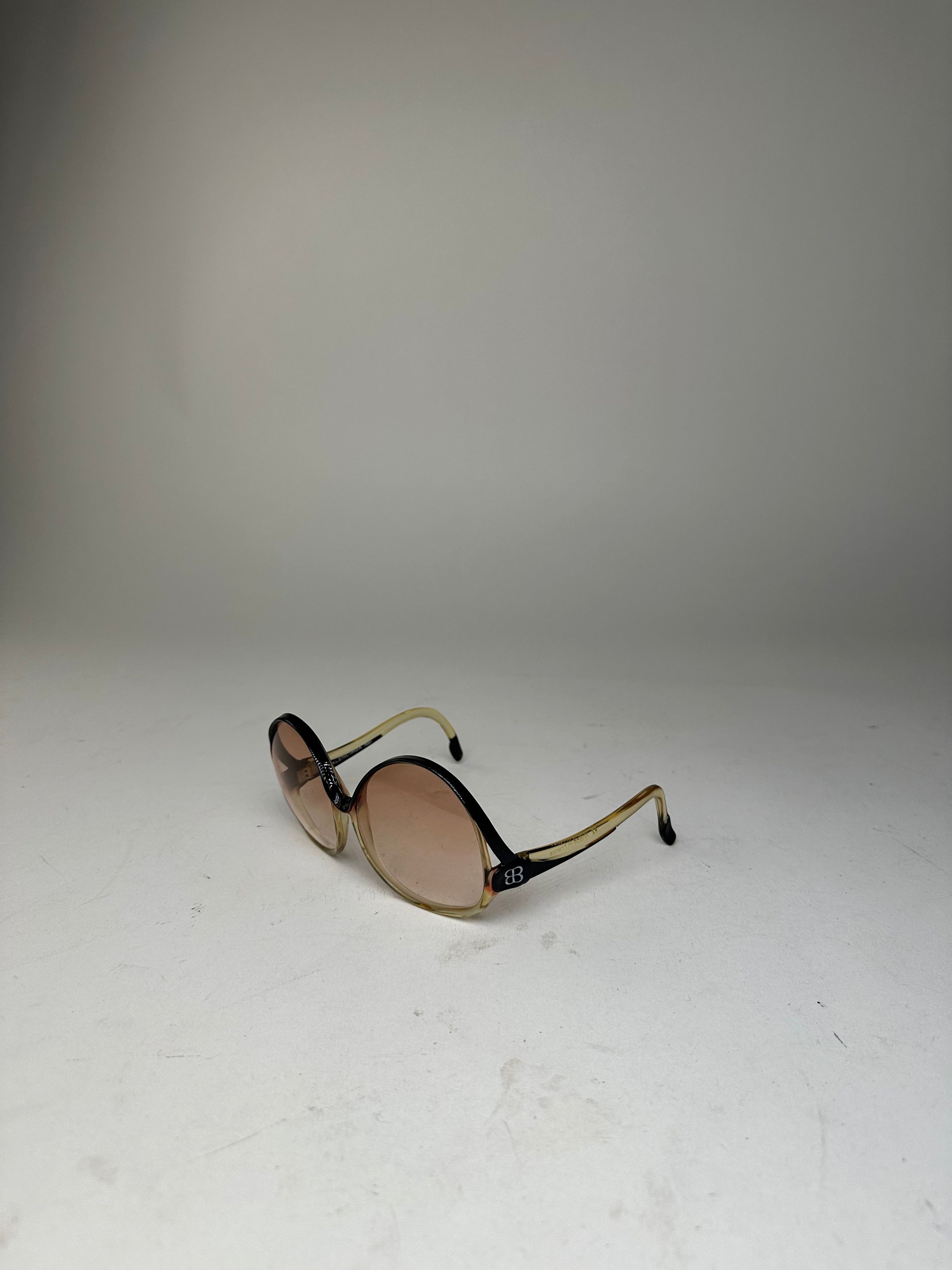 Balenciaga Vintage Acetate Sunglasses Black Size ONE SIZE - 11 Thumbnail