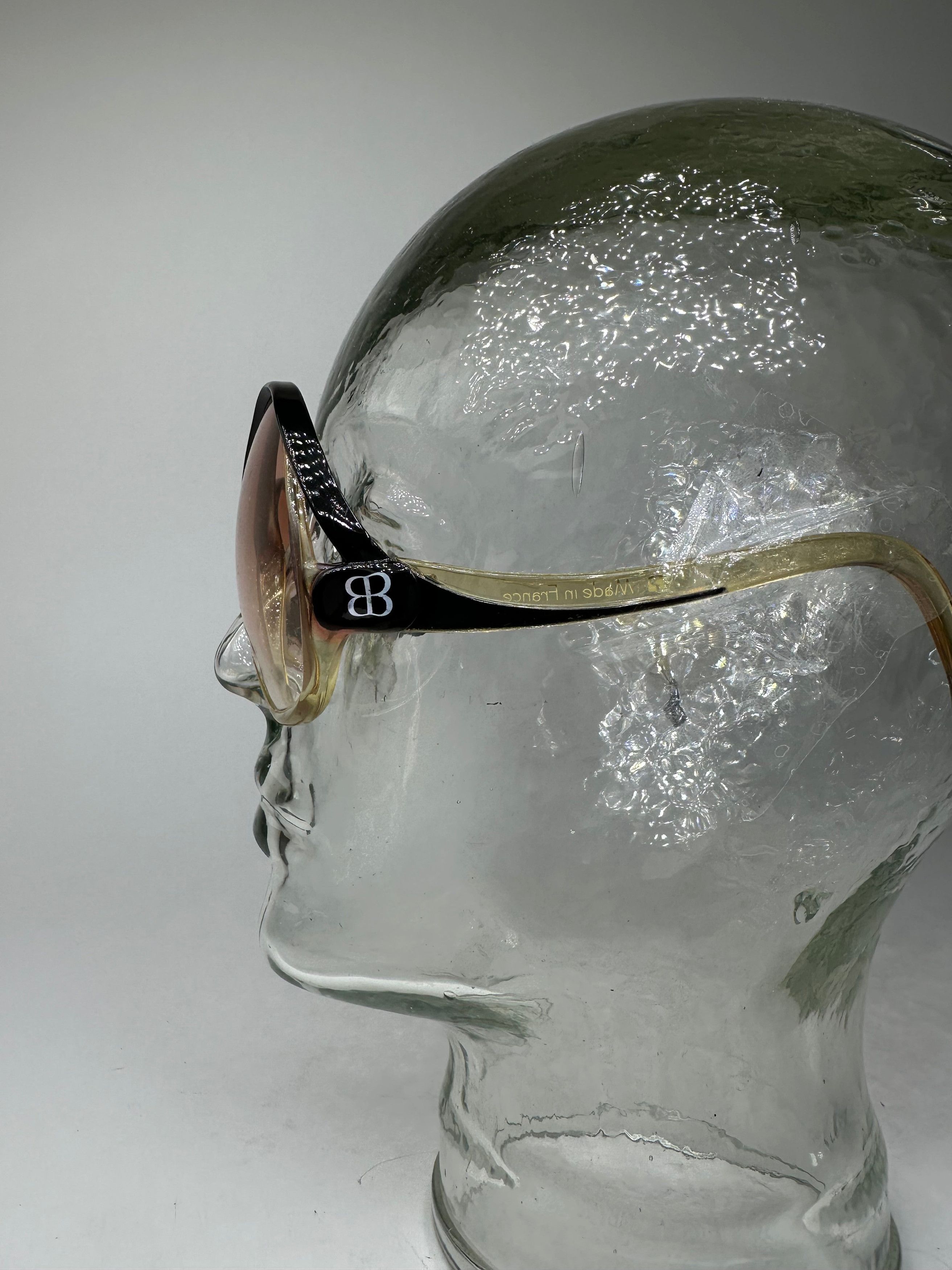 Balenciaga Vintage Acetate Sunglasses Black Size ONE SIZE - 2 Thumbnail