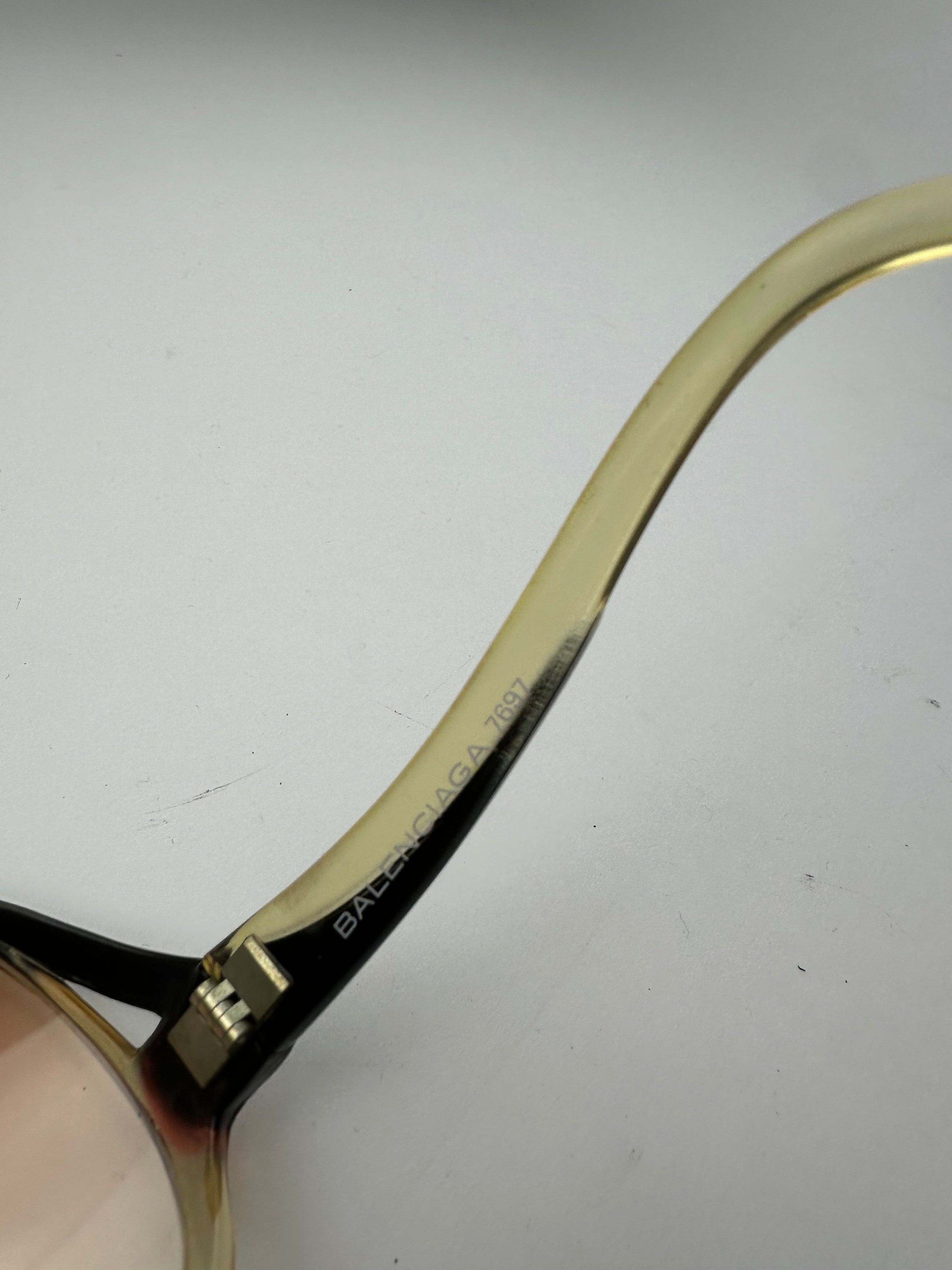 Balenciaga Vintage Acetate Sunglasses Black Size ONE SIZE - 4 Thumbnail