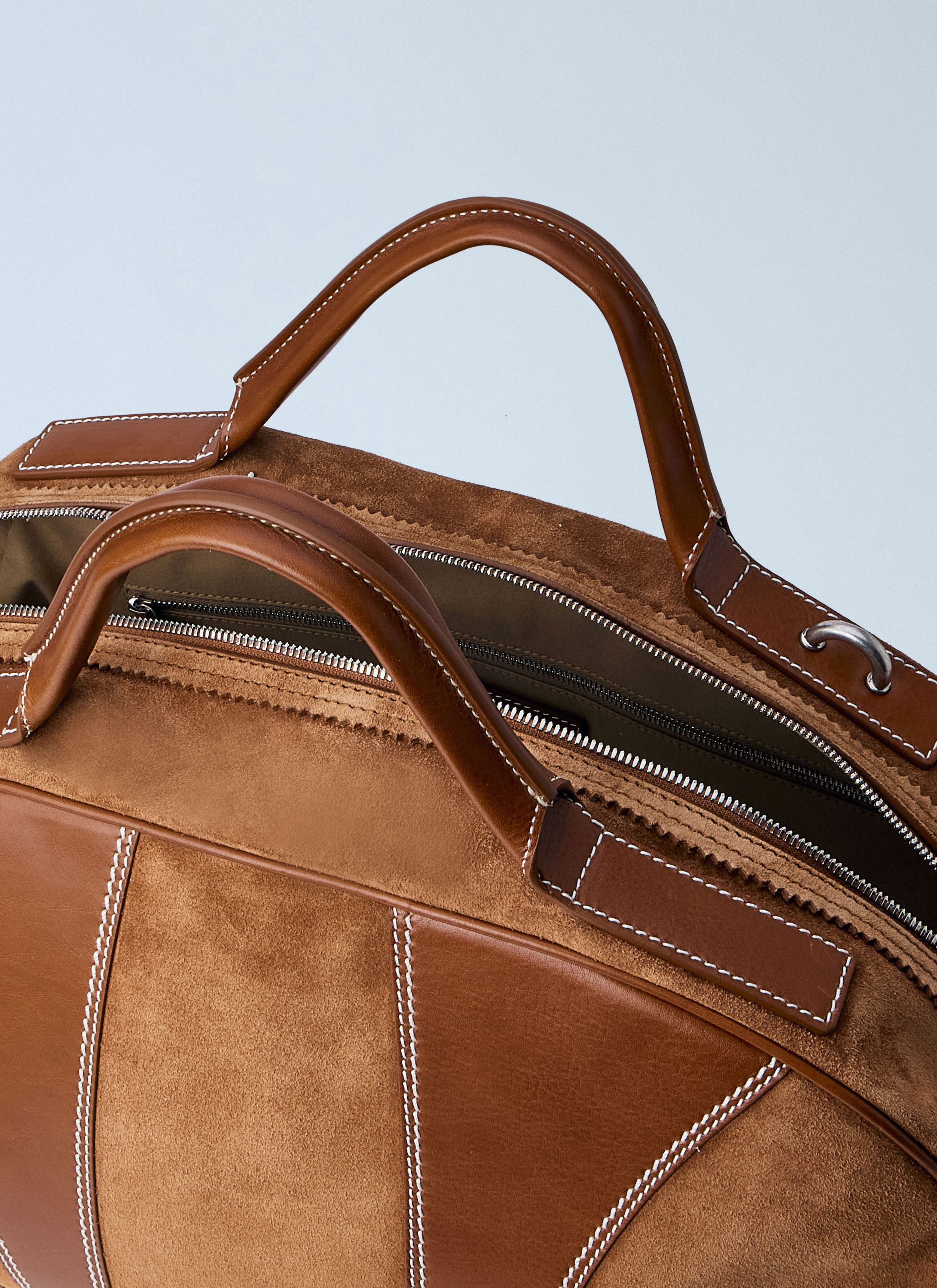 Dries Van Noten Leather-Trimmed Suede Duffel Bag Size ONE SIZE - 6 Thumbnail