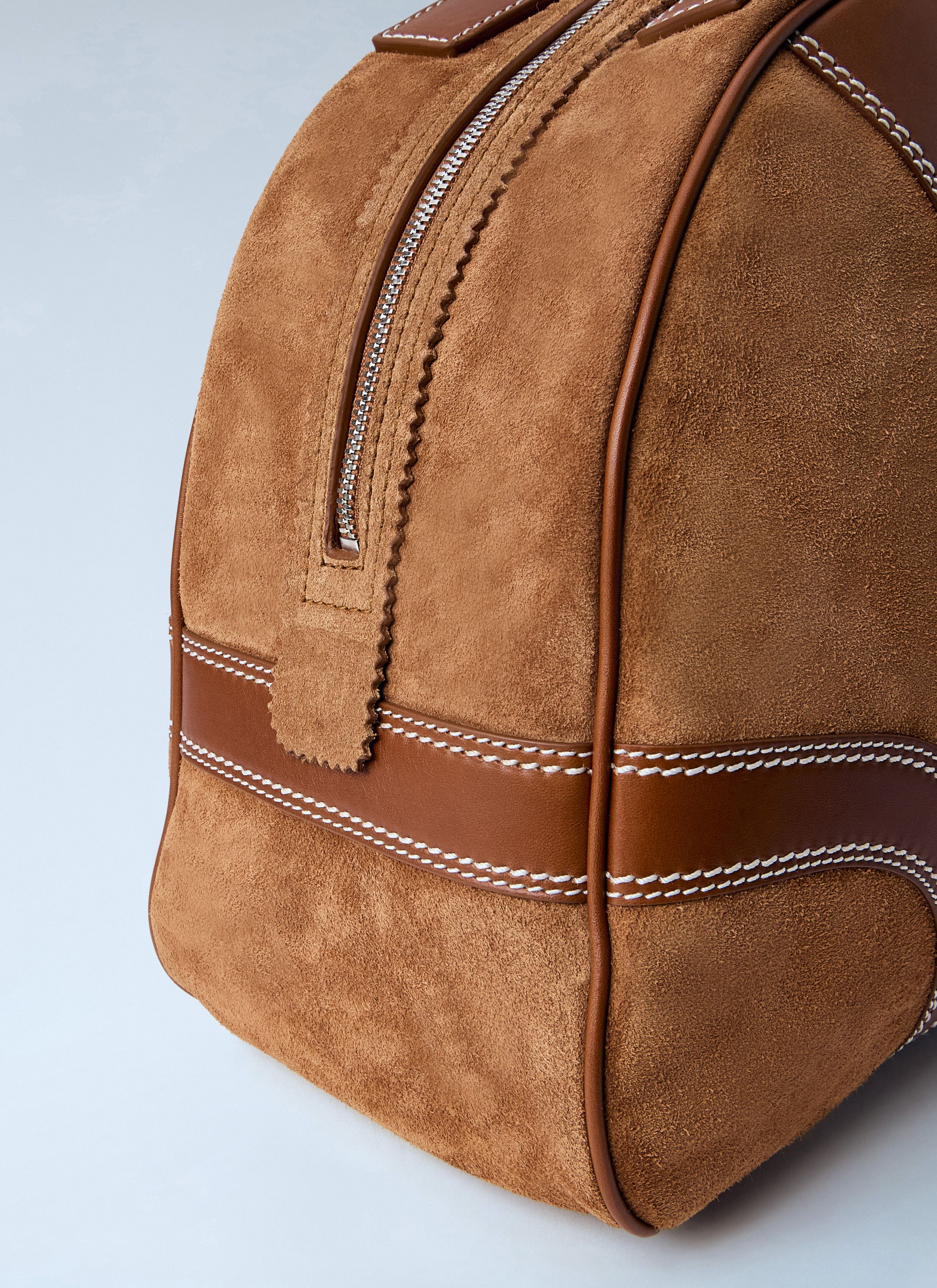 Dries Van Noten Leather-Trimmed Suede Duffel Bag Size ONE SIZE - 5 Thumbnail