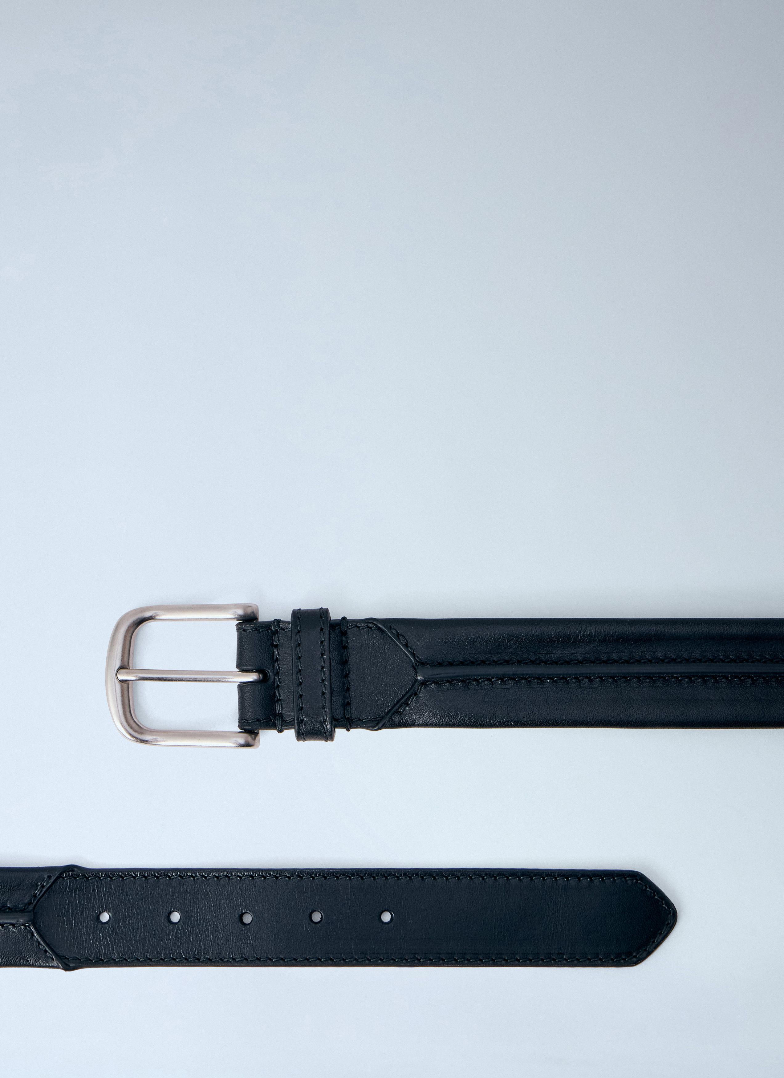 Dries Van Noten Embossead Seam Leather Belt Size ONE SIZE - 4 Thumbnail