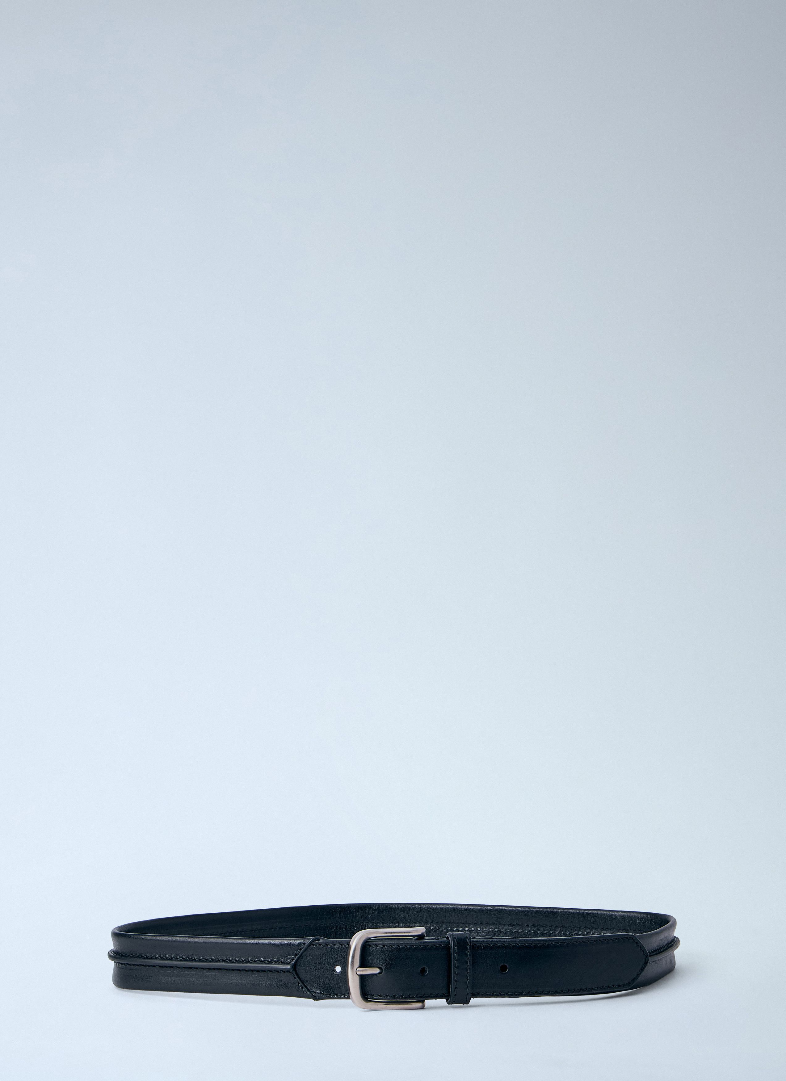 Dries Van Noten Embossead Seam Leather Belt Size ONE SIZE - 3 Thumbnail