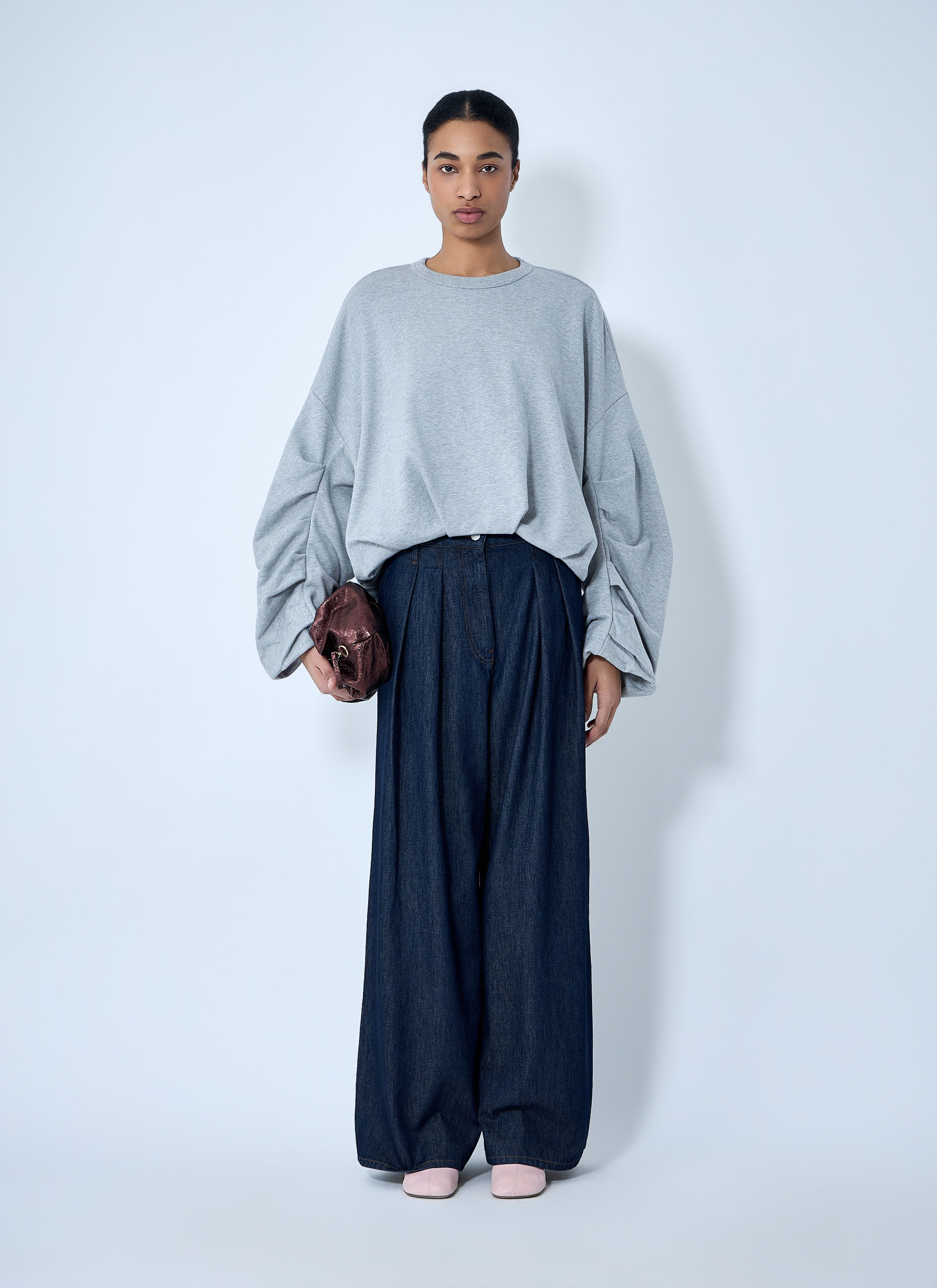 Dries Van Noten Oversized Crewneck Sweater Size L / US 10 / IT 46 - 2 Thumbnail