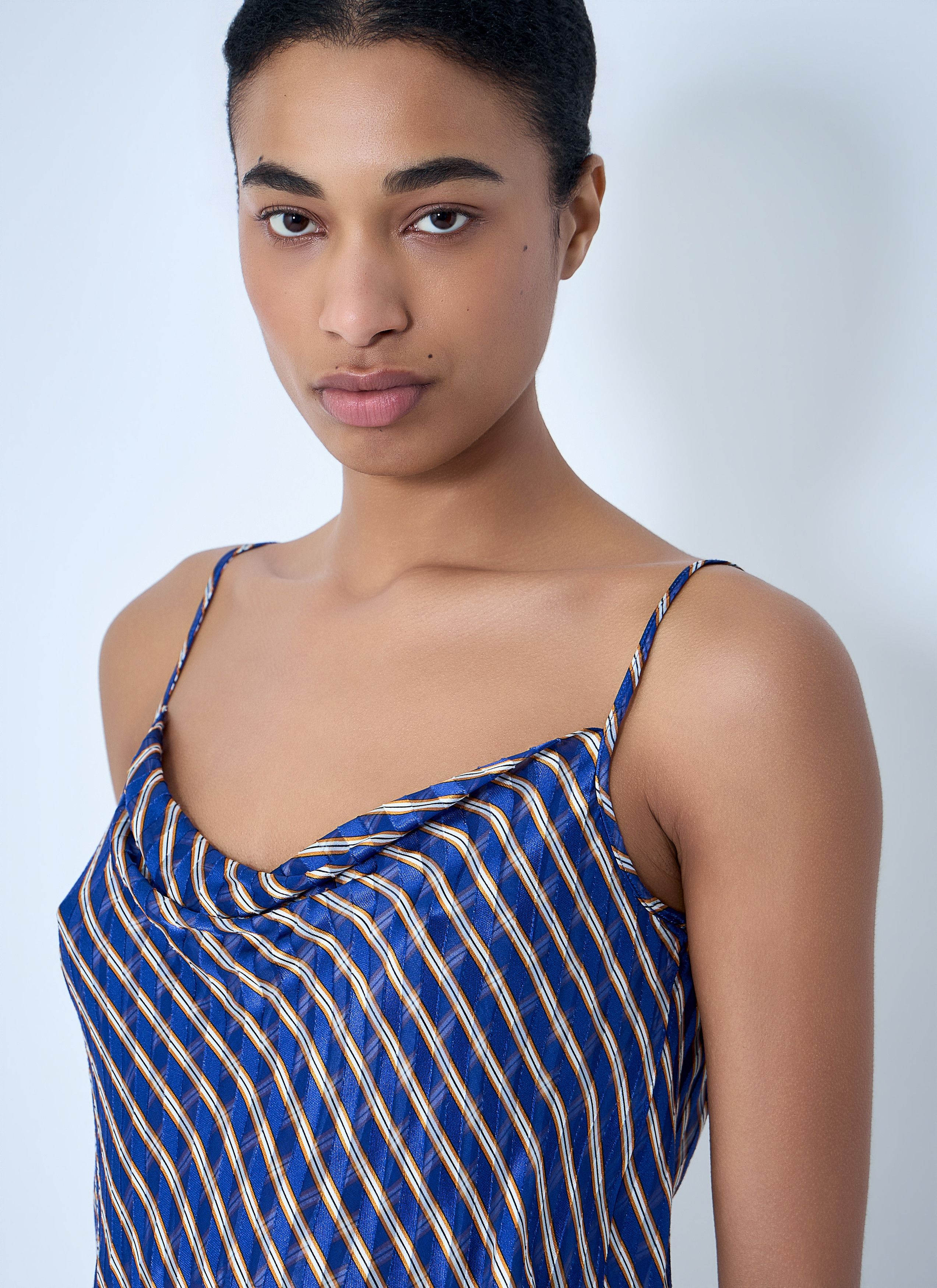 Dries Van Noten Diagonal Stripe Camisole Top Size M / US 6-8 / IT 42-44 - 5 Thumbnail