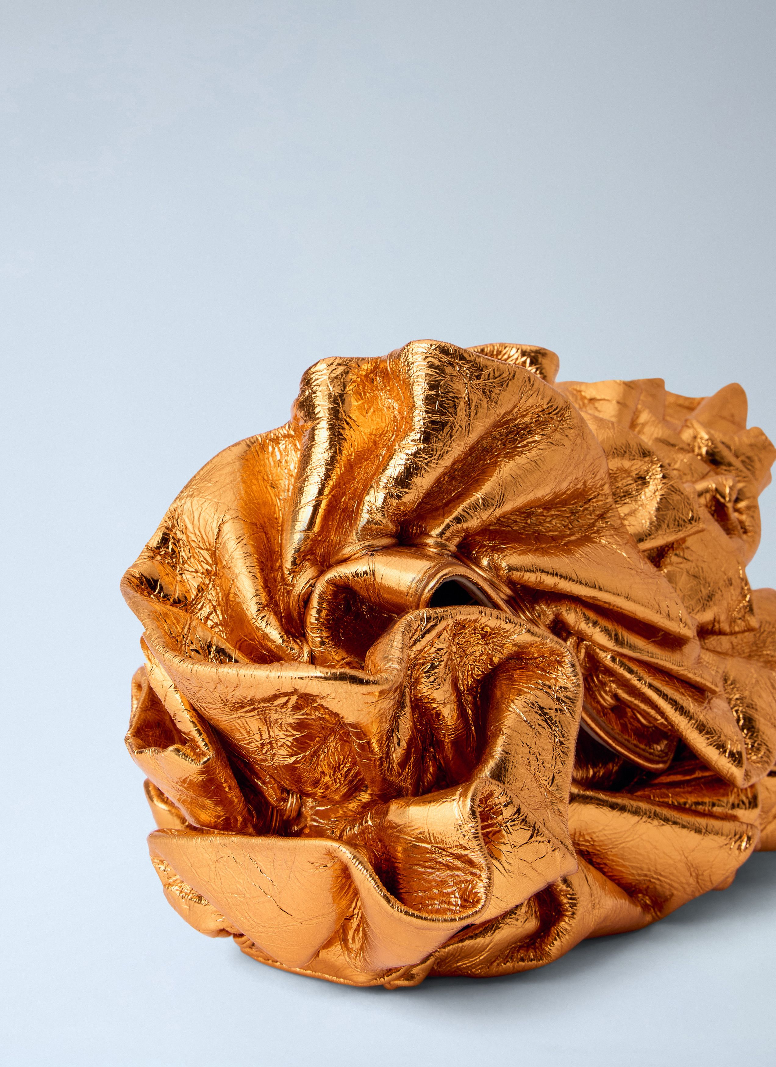 Dries Van Noten Ruffled Crinkled Leather Clutch Bag Size ONE SIZE - 4 Thumbnail