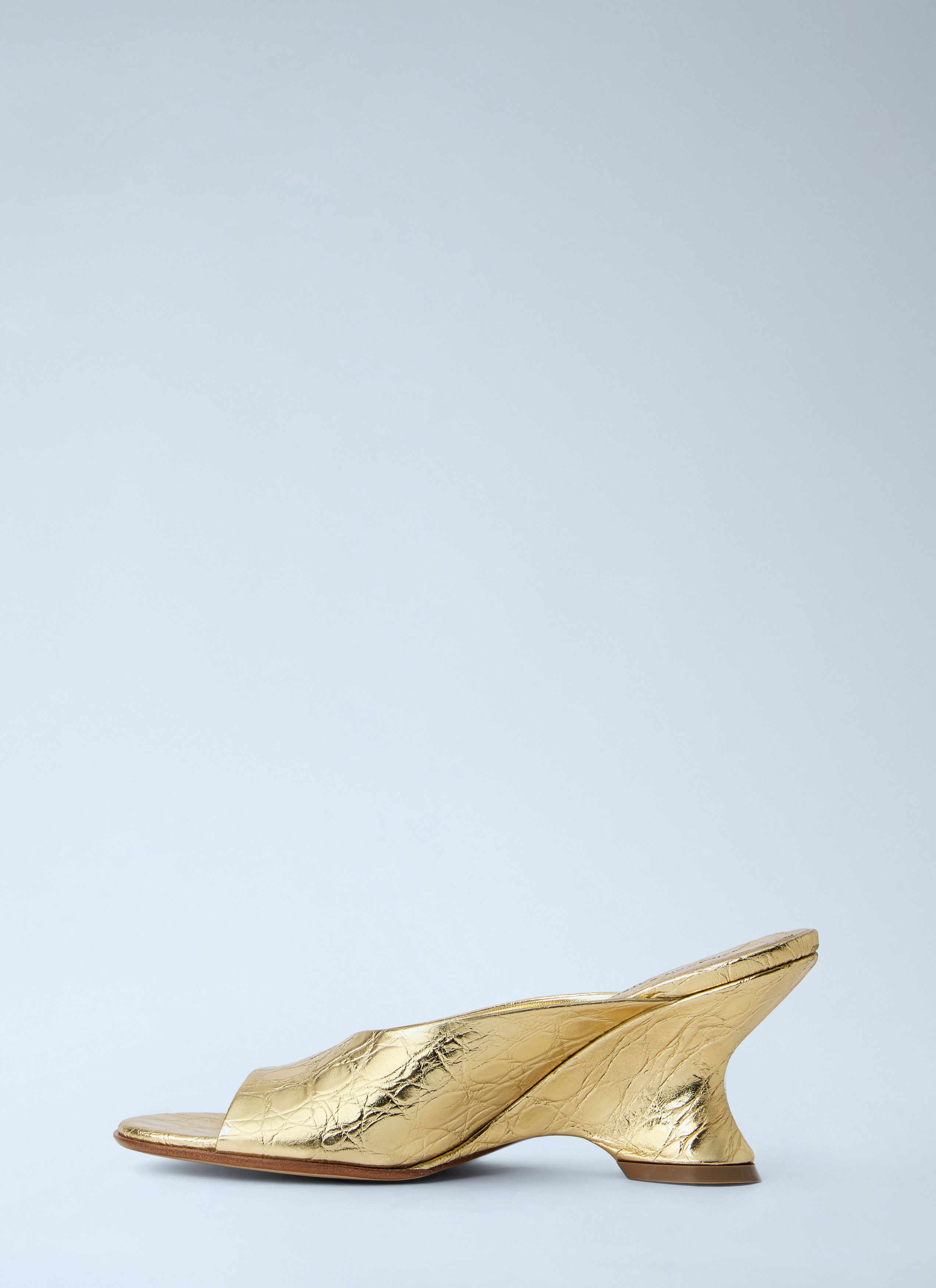 Dries Van Noten Sculpted Leather Mules Size US 6 / IT 36 - 4 Thumbnail