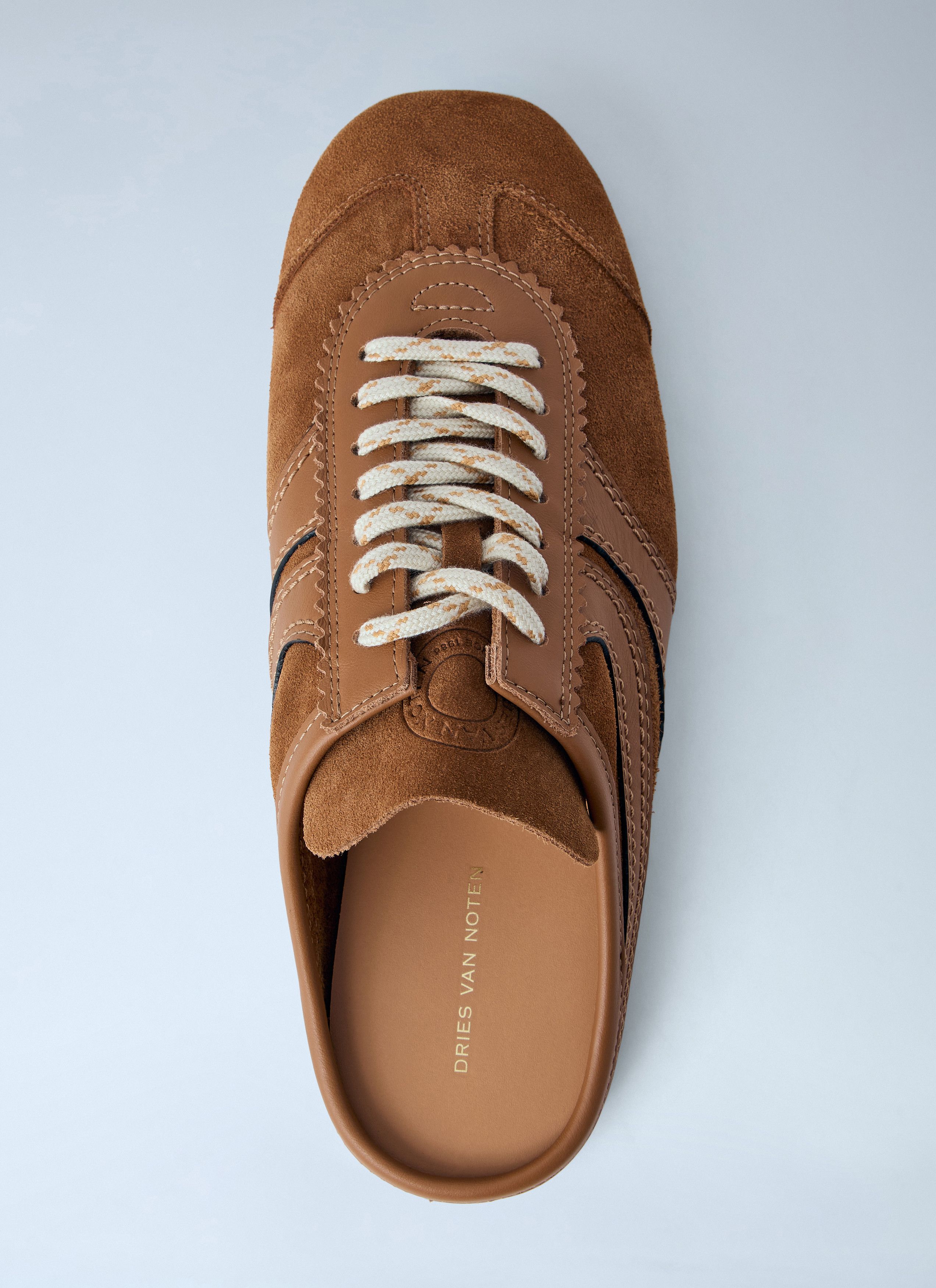 Dries Van Noten Leather Suede Slip-On Sneakers Size US 10 / IT 40 - 6 Thumbnail