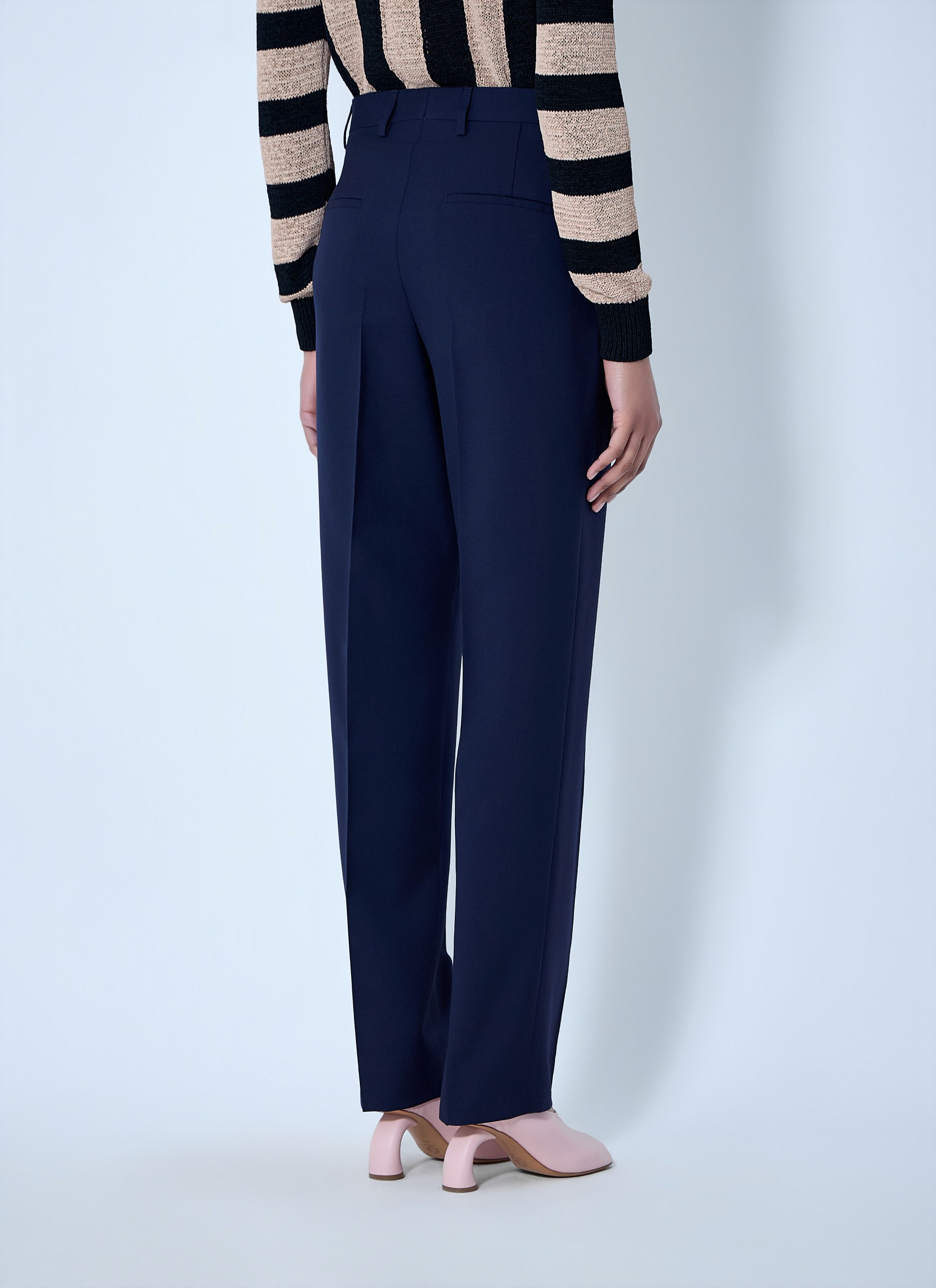 Dries Van Noten Wool Tailored Trousers Size 28" / US 6 / IT 42 - 4 Thumbnail