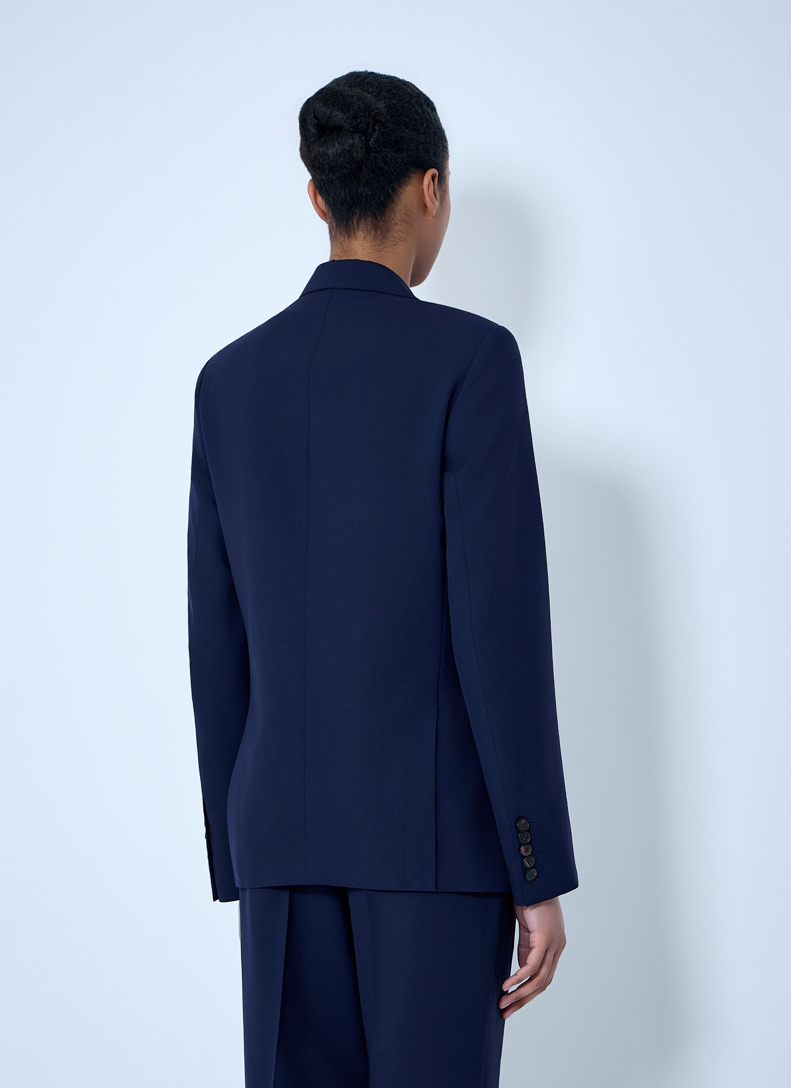 Dries Van Noten Double-Breasted Wool Blazer Size S / US 4 / IT 40 - 4 Thumbnail