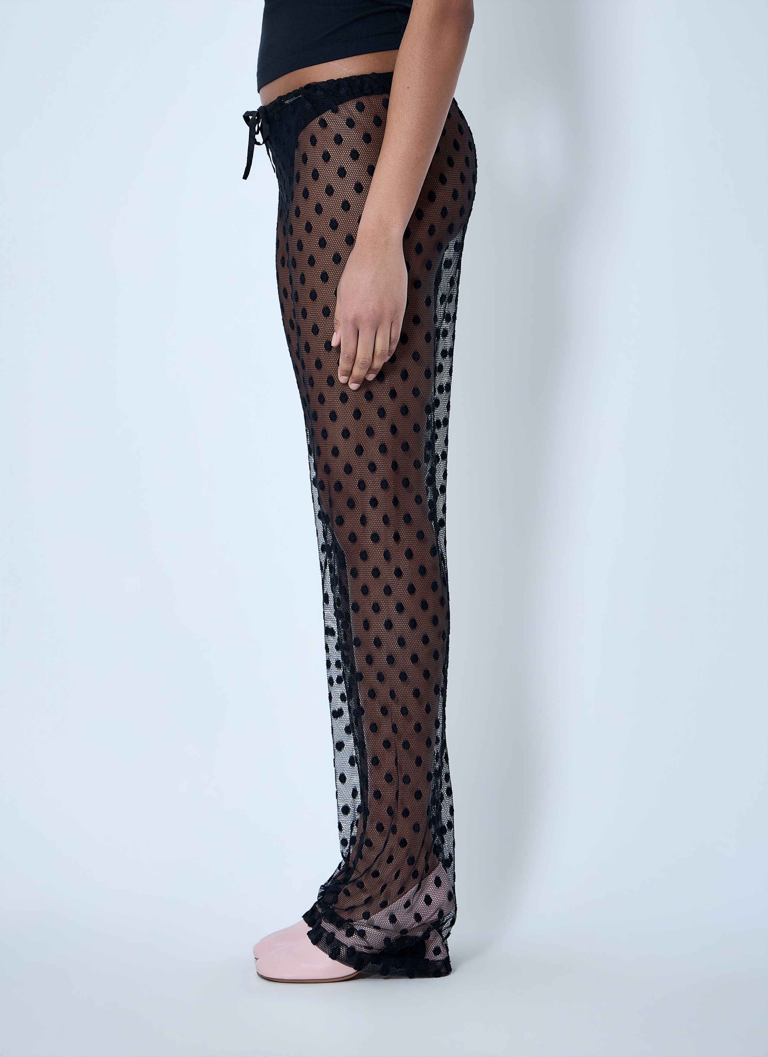 Dries Van Noten Sheer Lace Trousers Size 27" / US 4 / IT 40 - 3 Thumbnail