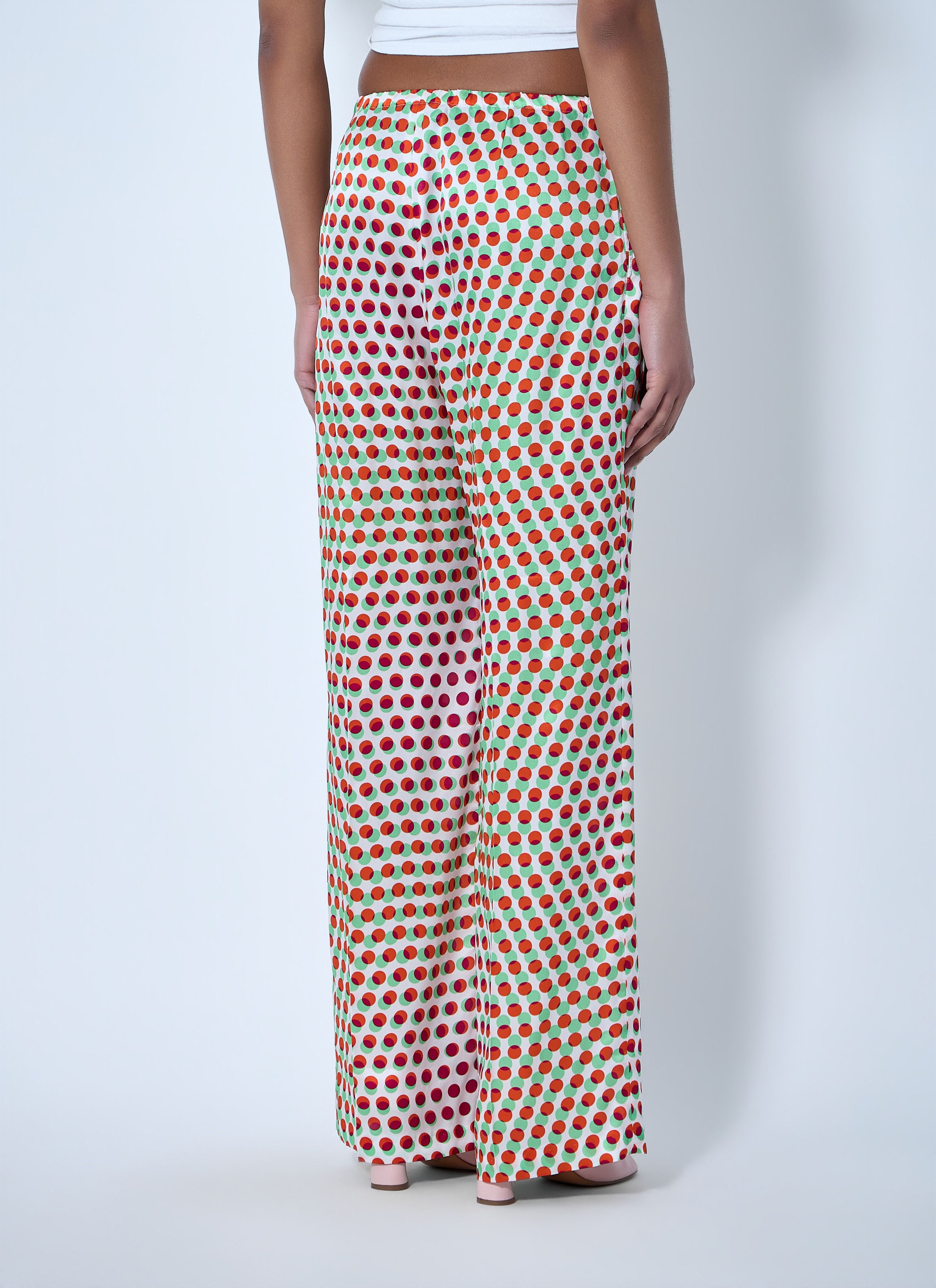 Dries Van Noten Wide-Leg Patterned Trousers Size 34" / US 12 / IT 48 - 4 Thumbnail