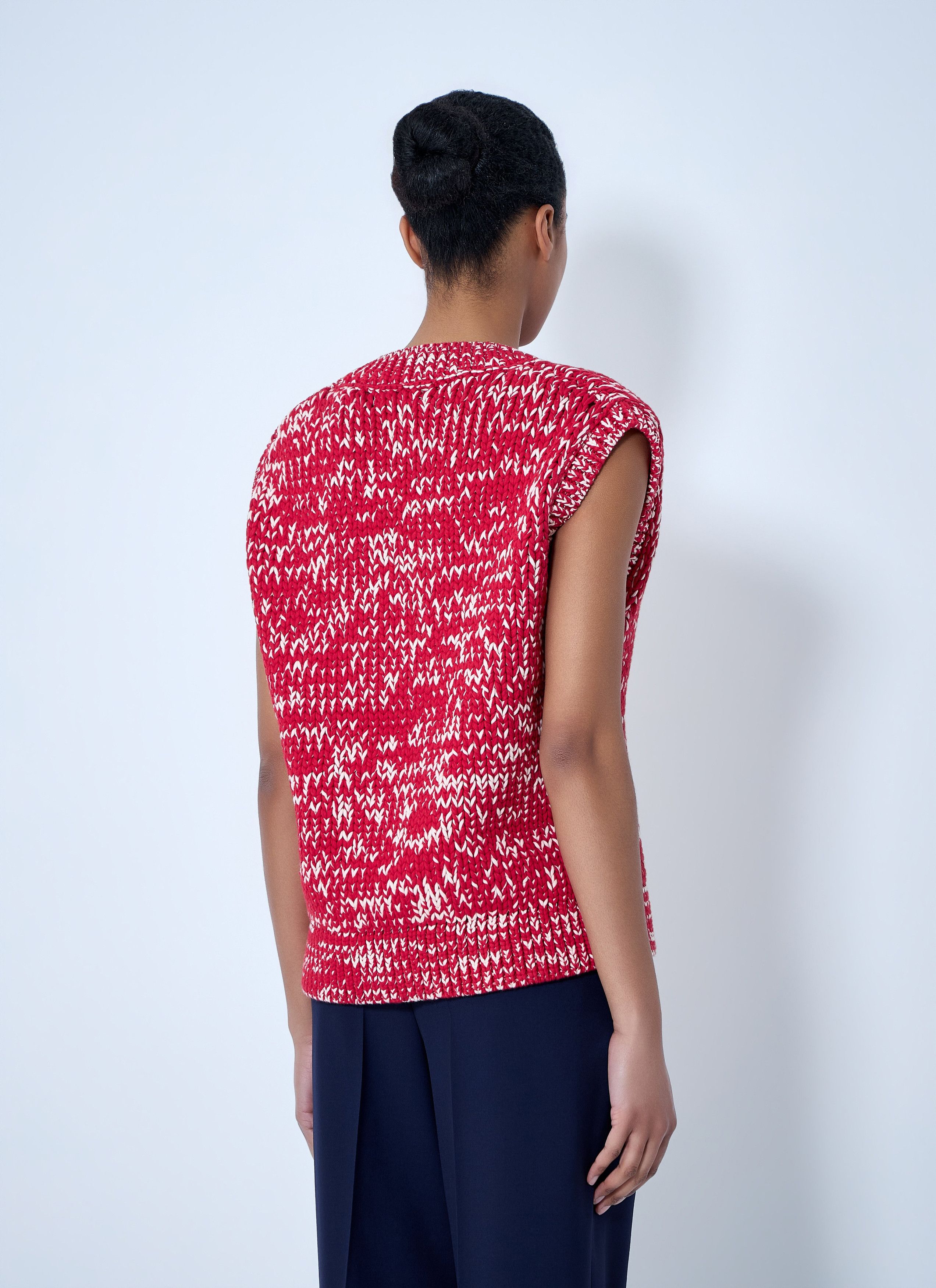 Dries Van Noten Sleeveless Knit Top Size M / US 6-8 / IT 42-44 - 4 Thumbnail