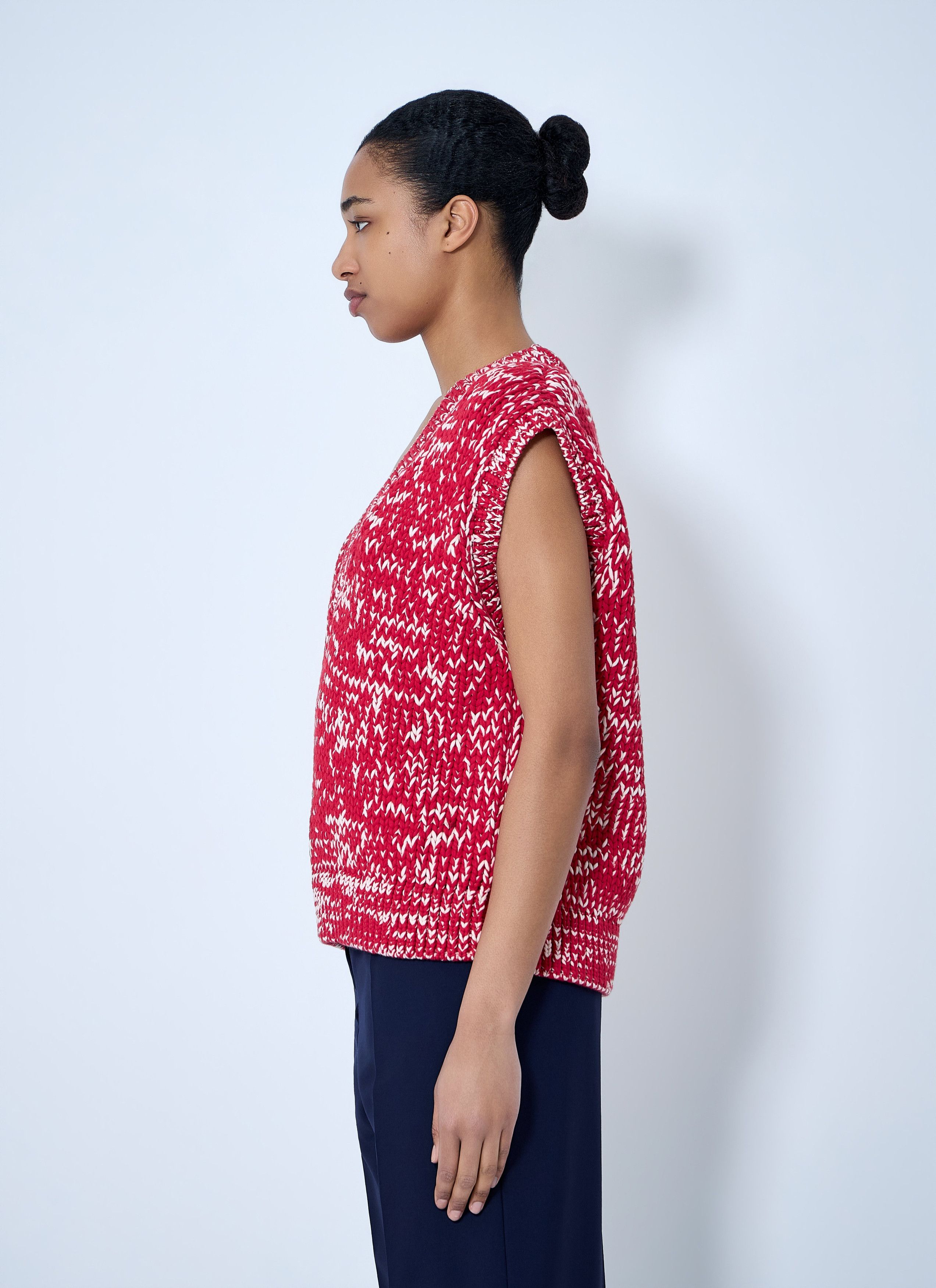 Dries Van Noten Sleeveless Knit Top Size S / US 4 / IT 40 - 3 Thumbnail