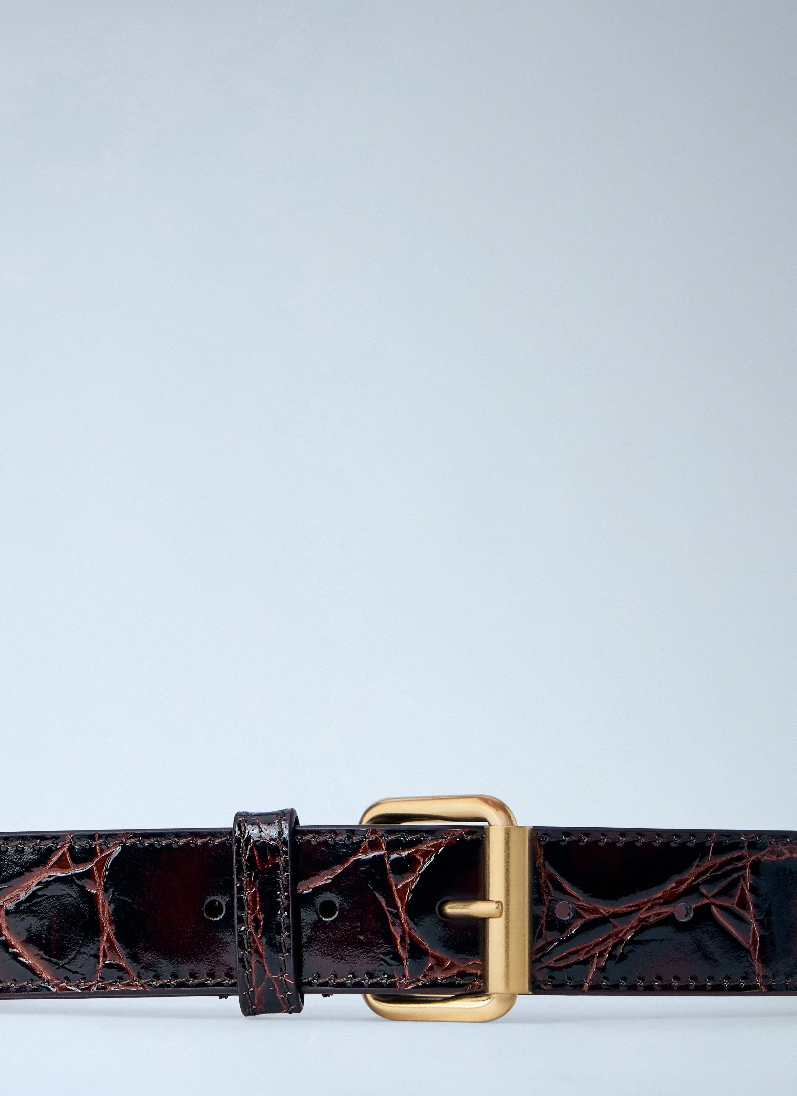 Dries Van Noten Embossed Leather Belt Size ONE SIZE - 2 Thumbnail