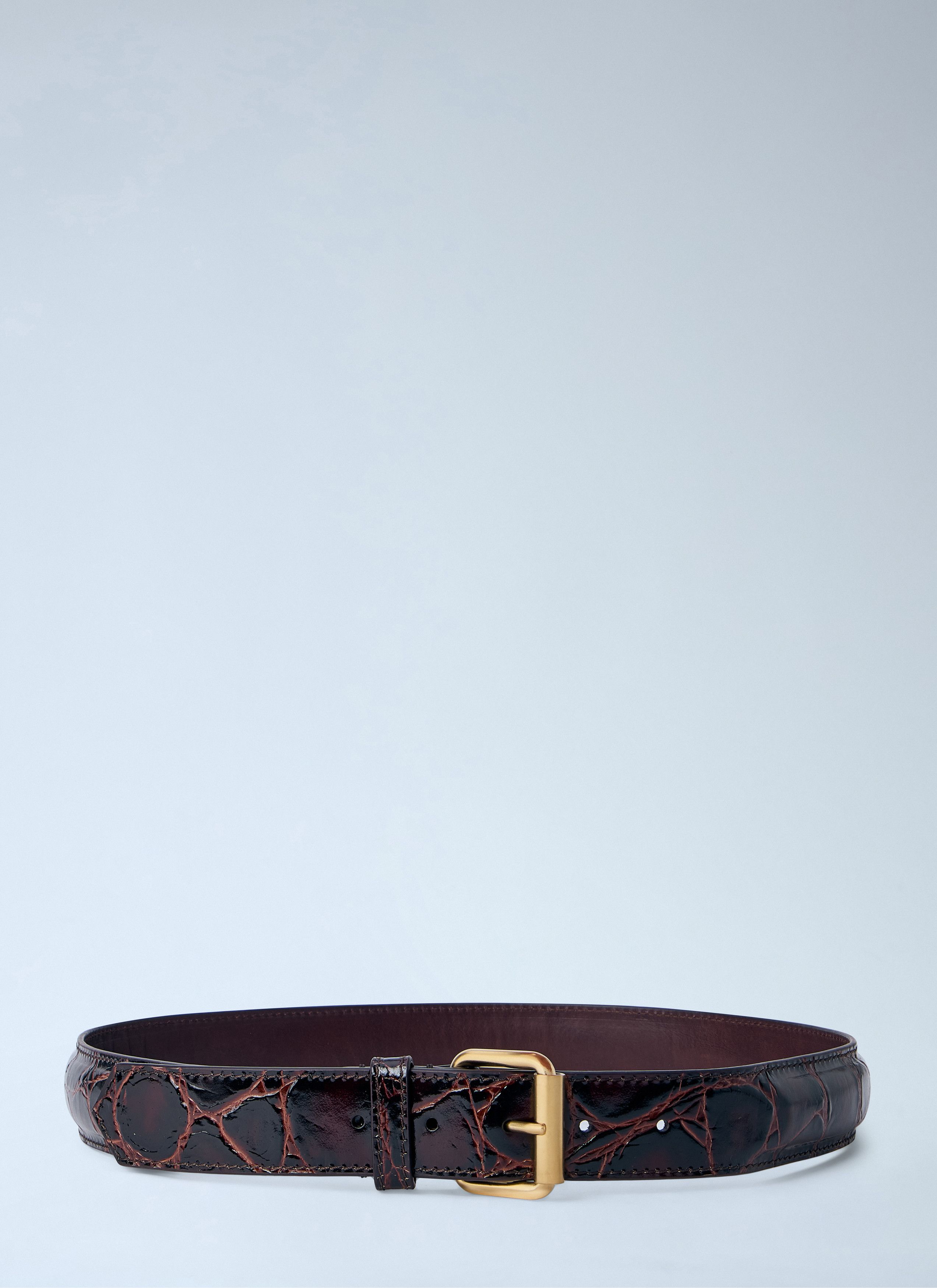 Dries Van Noten Embossed Leather Belt Size ONE SIZE - 3 Thumbnail