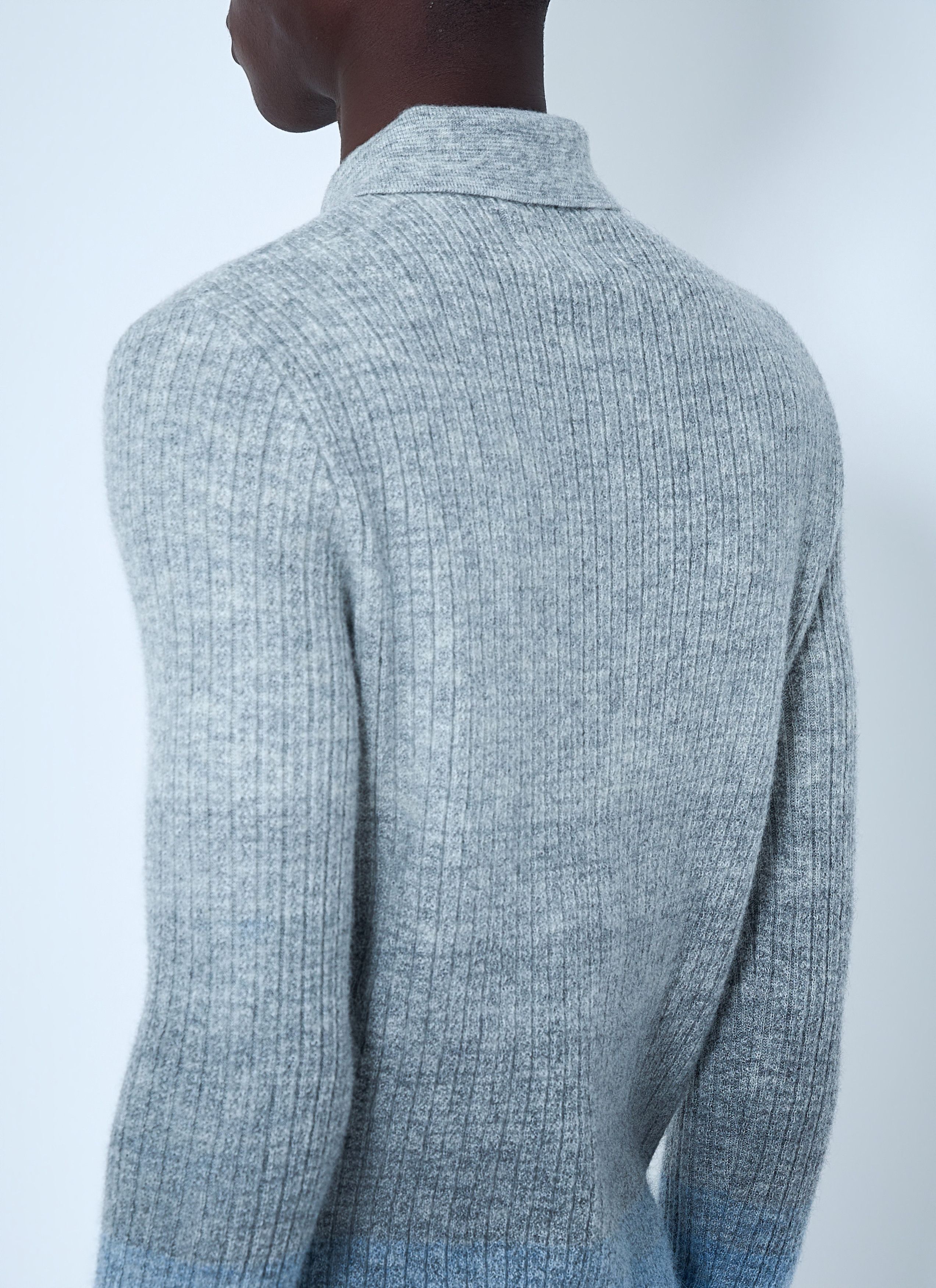 ERL Ribbed Knit Polo Sweater Size US XL / EU 56 / 4 - 6 Thumbnail