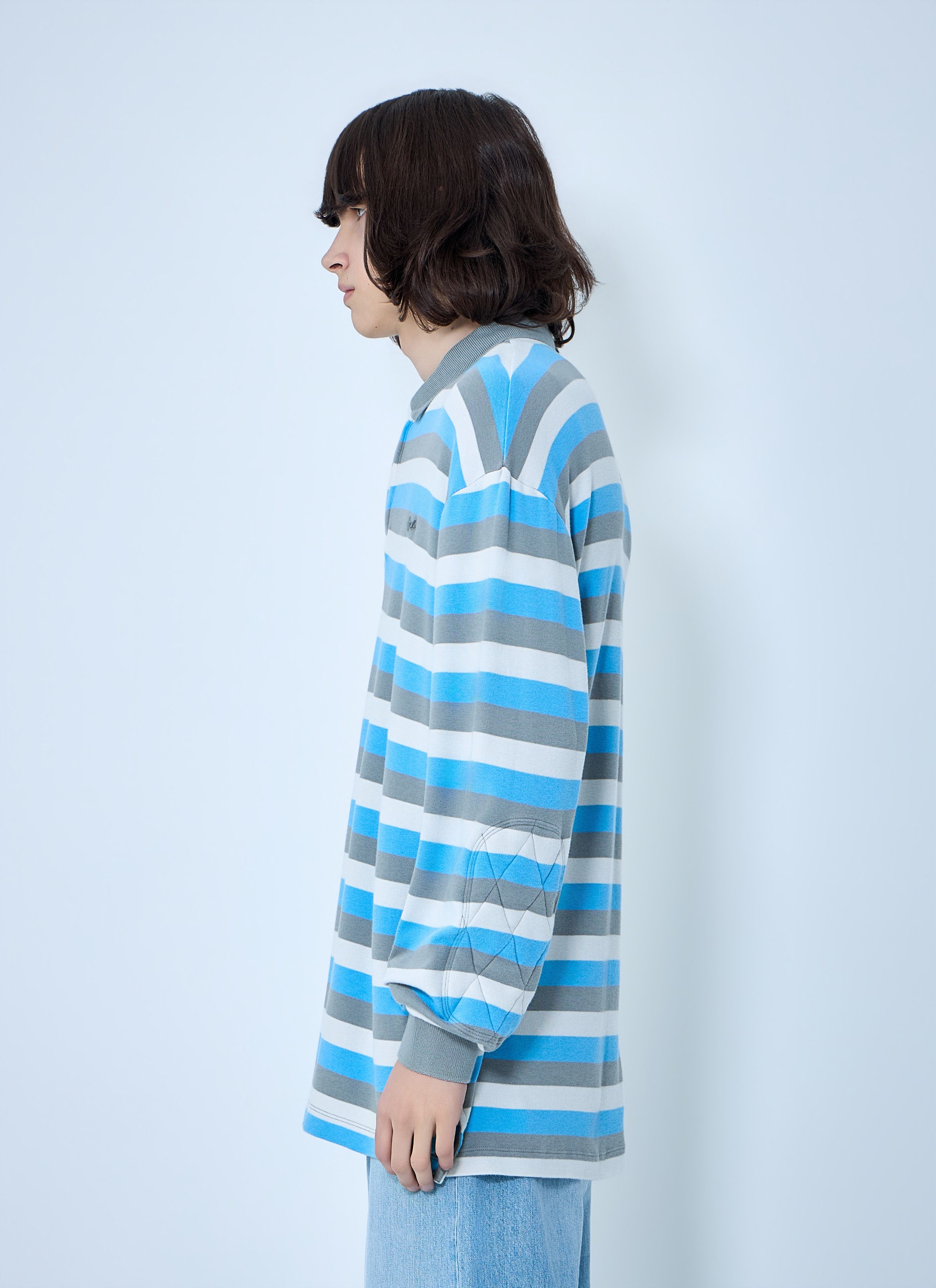 ERL Striped Polo Shirt Size US XL / EU 56 / 4 - 3 Thumbnail
