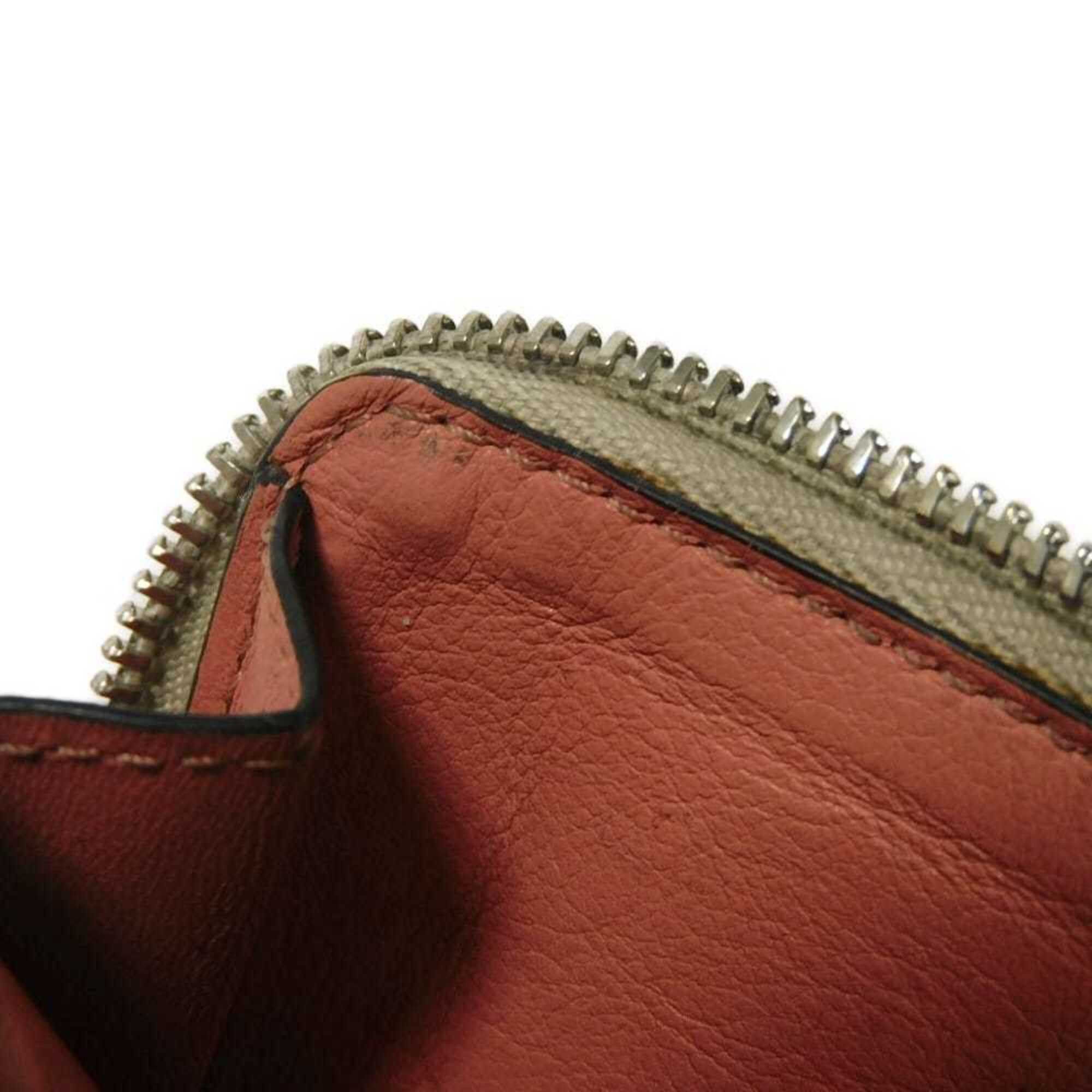 Loewe Loewe coin case/card holder, calfskin, honey, L-shaped zipper, fragment case, Anagram, Light Oats, C660Z40X04, women's. Size ONE SIZE - 11 Thumbnail