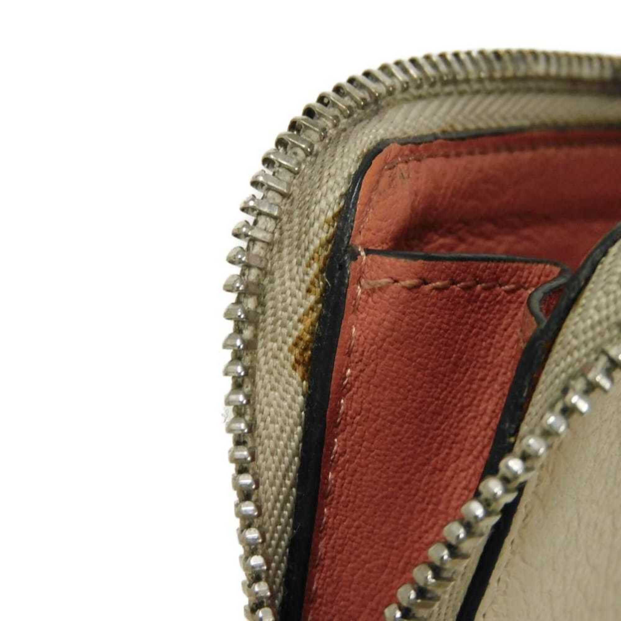 Loewe Loewe coin case/card holder, calfskin, honey, L-shaped zipper, fragment case, Anagram, Light Oats, C660Z40X04, women's. Size ONE SIZE - 14 Thumbnail