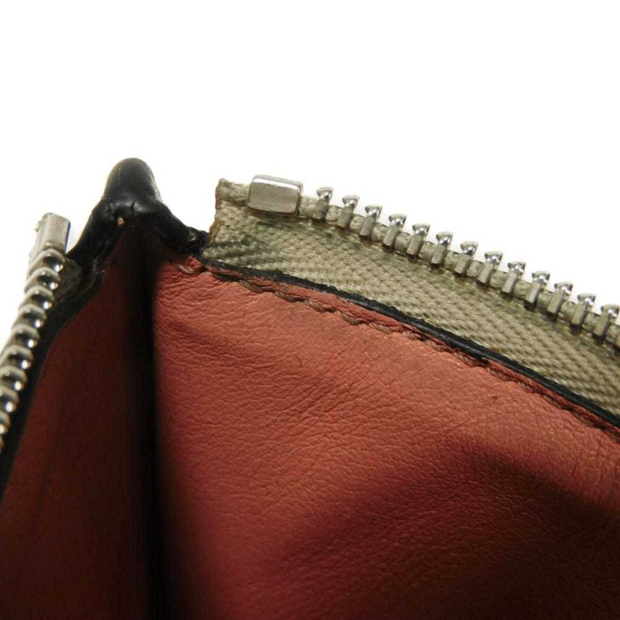 Loewe Loewe coin case/card holder, calfskin, honey, L-shaped zipper, fragment case, Anagram, Light Oats, C660Z40X04, women's. Size ONE SIZE - 9 Thumbnail