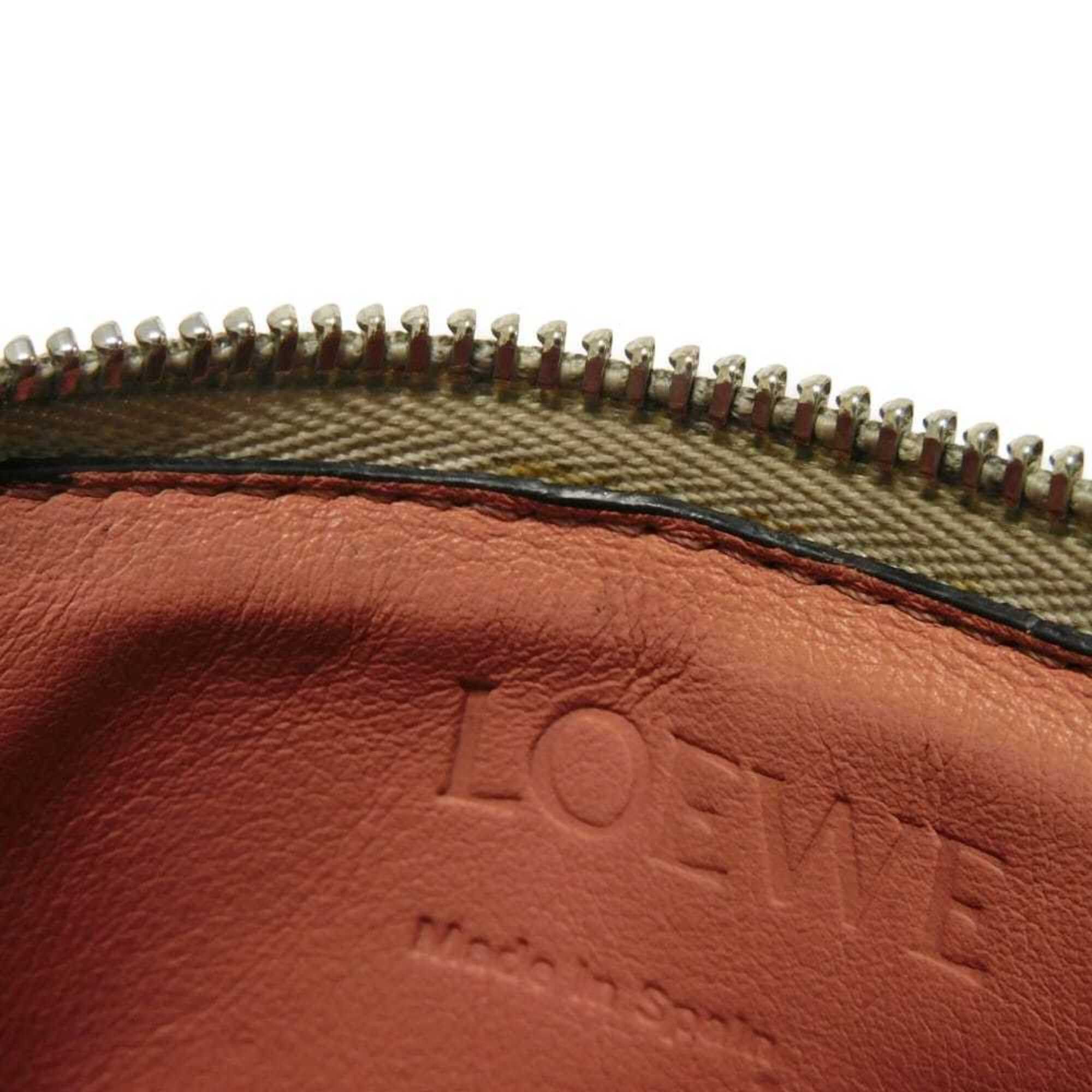 Loewe Loewe coin case/card holder, calfskin, honey, L-shaped zipper, fragment case, Anagram, Light Oats, C660Z40X04, women's. Size ONE SIZE - 8 Thumbnail