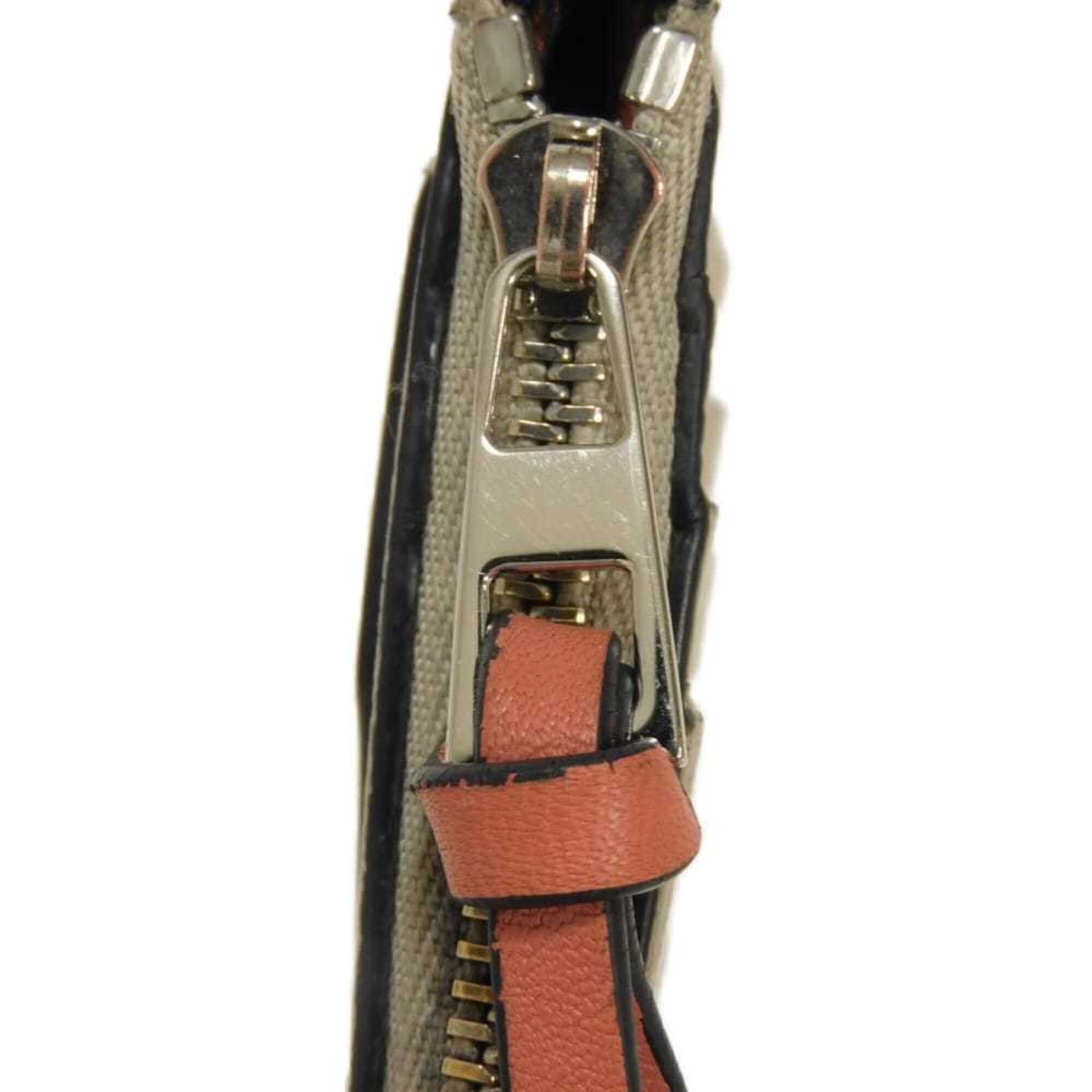 Loewe Loewe coin case/card holder, calfskin, honey, L-shaped zipper, fragment case, Anagram, Light Oats, C660Z40X04, women's. Size ONE SIZE - 16 Thumbnail