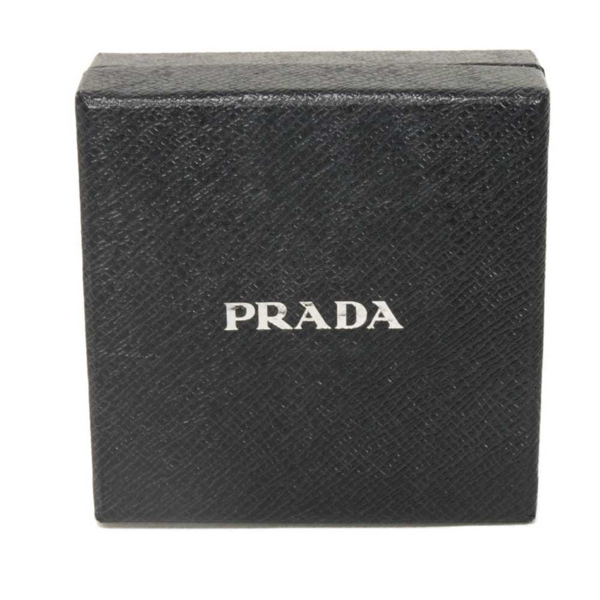 Prada Prada Barrette Logo Metal Hair Clip Enamel Pastel Pink Stainless Steel Silver Petalo 1IF022 2BA6 F0442 Women's Size ONE SIZE - 7 Thumbnail