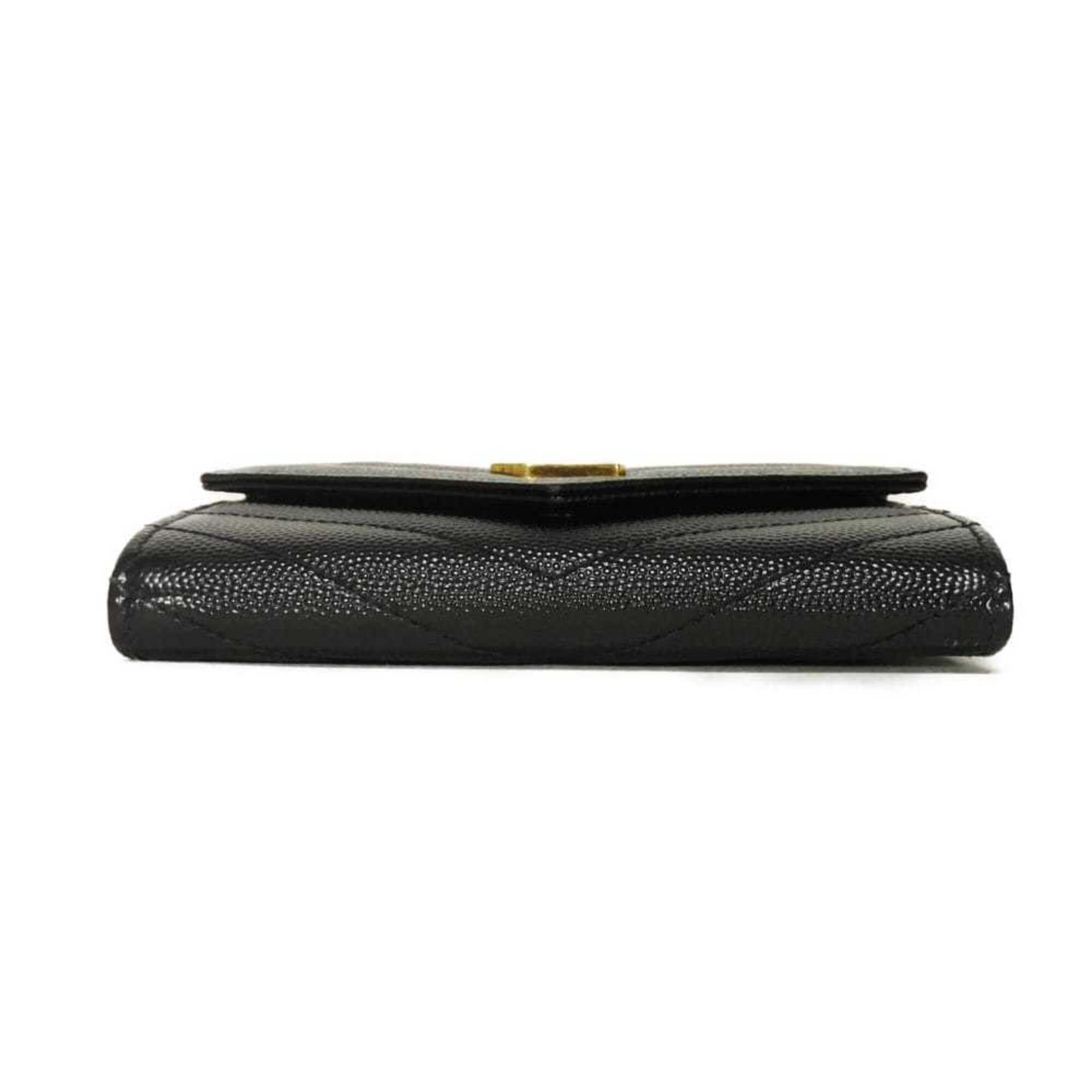 Yves Saint Laurent Yves Saint Laurent Saint Laurent Paris Monogram Small Envelope Quilted Calfskin Bi-fold Wallet, Black, 414404 BOW01 1000, Men's & Women's Size ONE SIZE - 22 Thumbnail