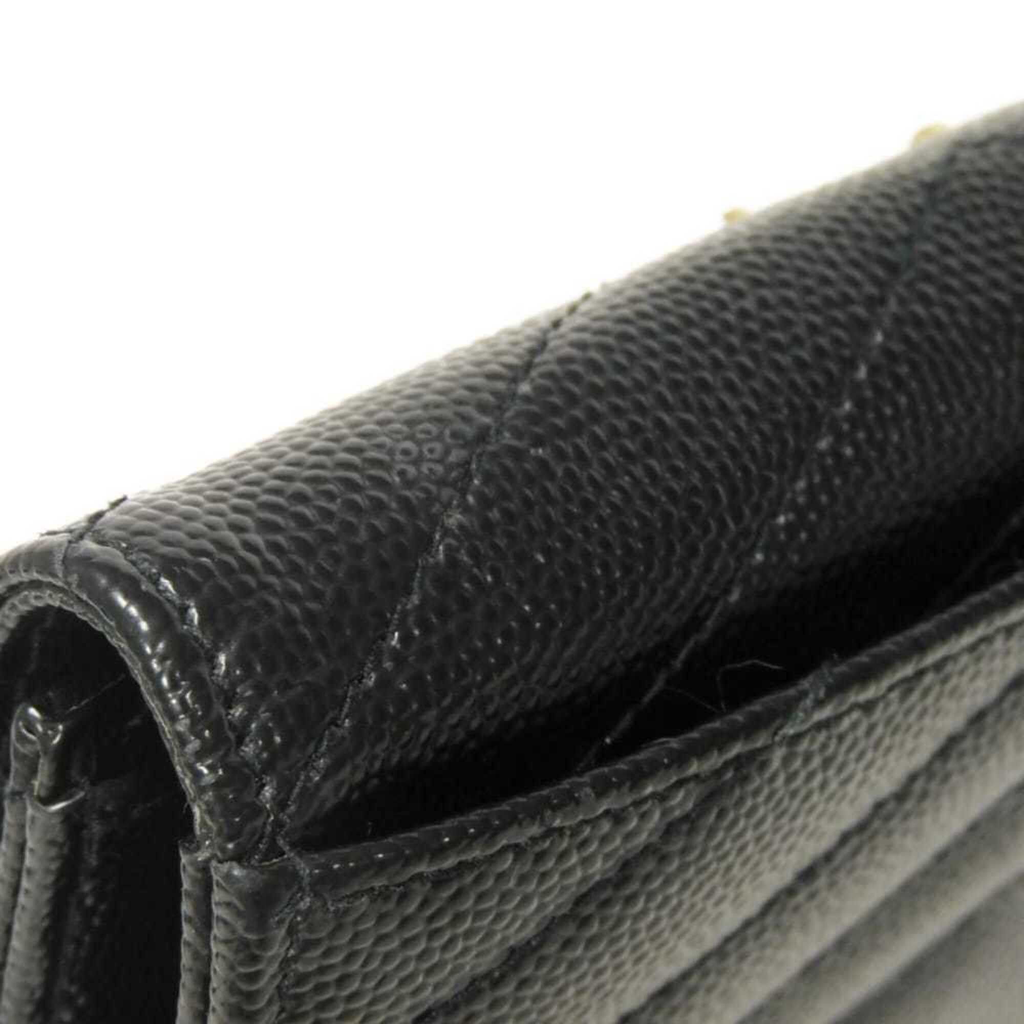 Yves Saint Laurent Yves Saint Laurent Saint Laurent Paris Monogram Small Envelope Quilted Calfskin Bi-fold Wallet, Black, 414404 BOW01 1000, Men's & Women's Size ONE SIZE - 19 Thumbnail