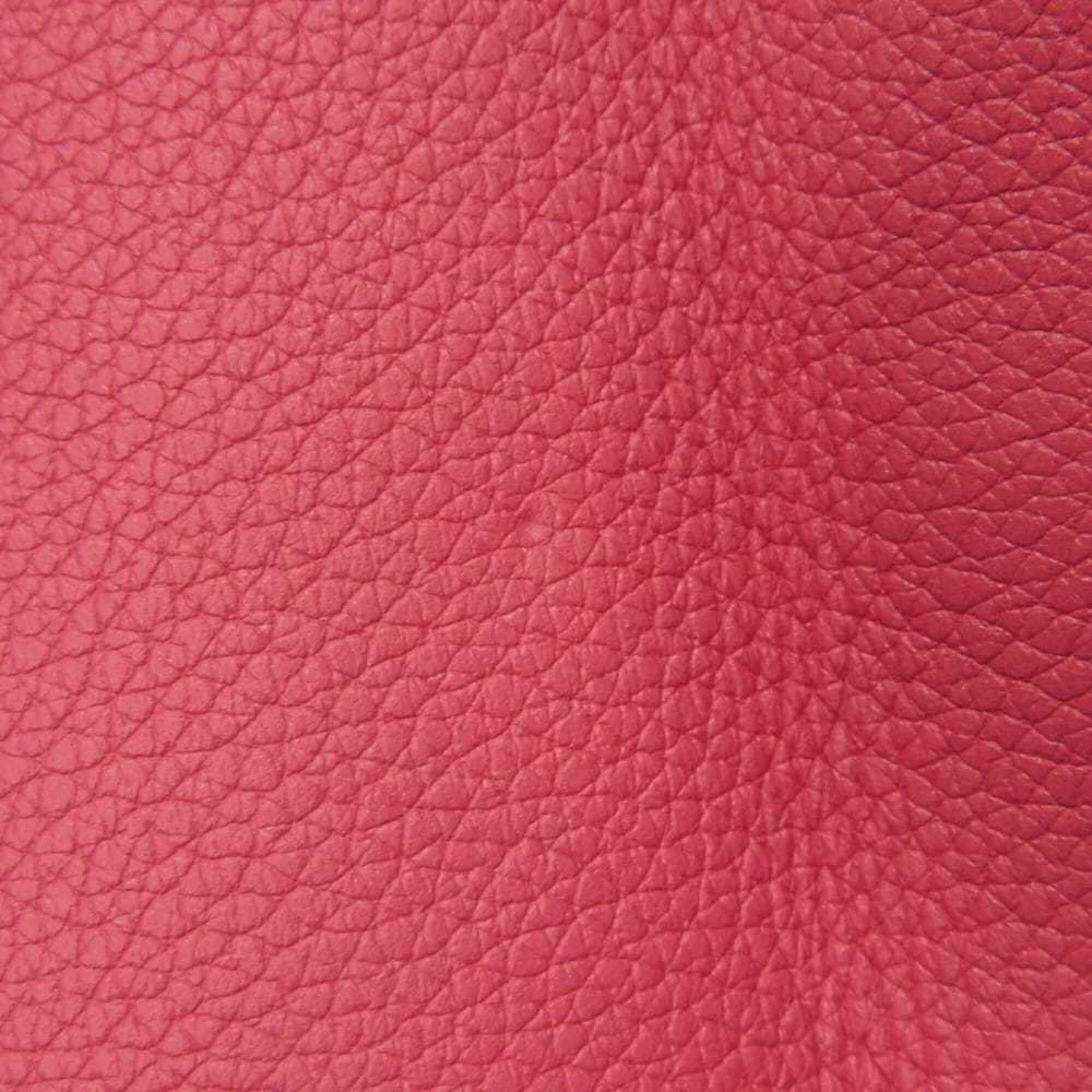 Louis Vuitton Louis Vuitton Portefeuille Lock Mini Tri-fold Wallet, Japan Limited Edition, Grain Calf Leather, Fuchsia Silver Pink Sky, M83039, Women's Size ONE SIZE - 7 Thumbnail