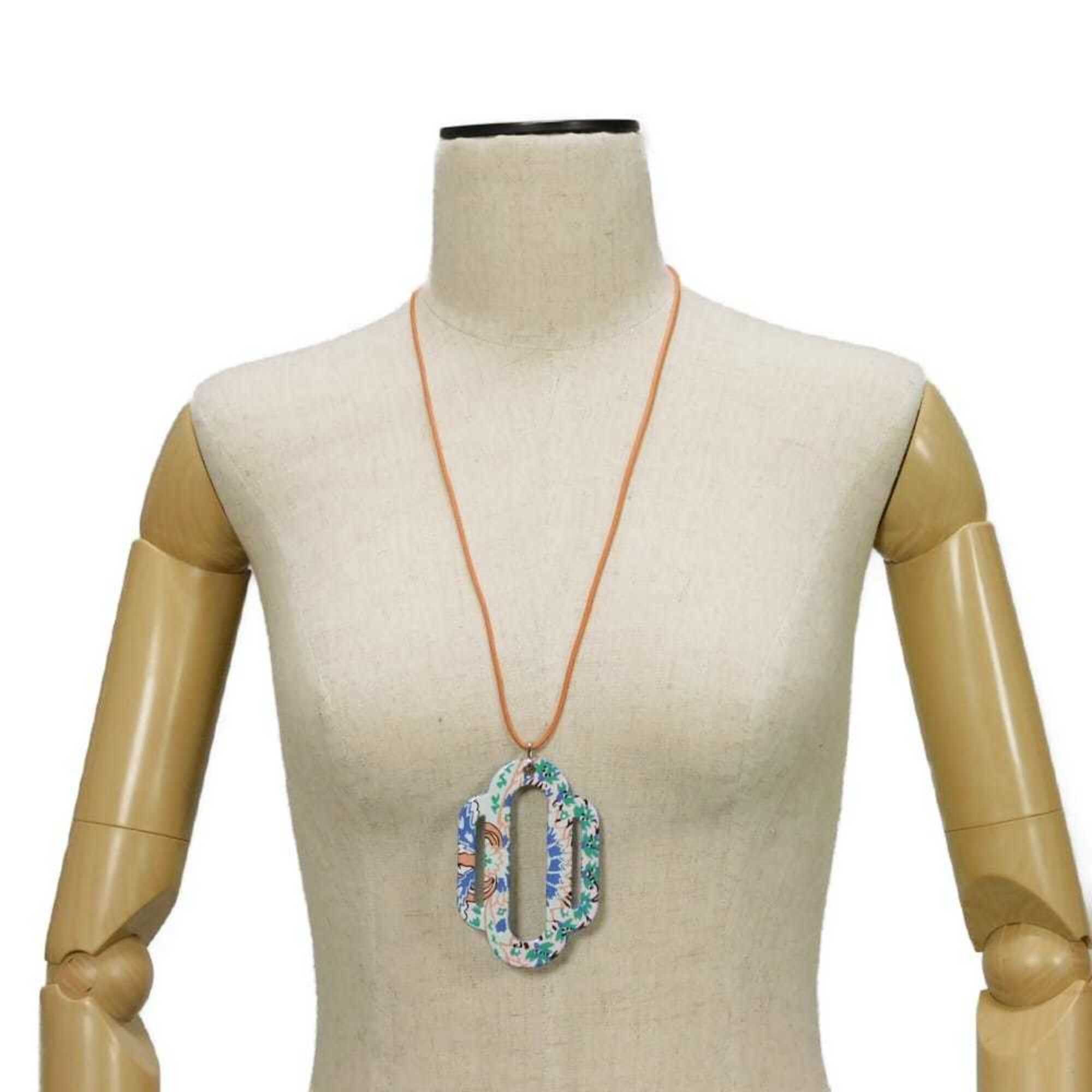 Hermes Hermes Necklace Attrage Pendant Cord Strap Enamel Multicolor Women's Size ONE SIZE - 3 Thumbnail