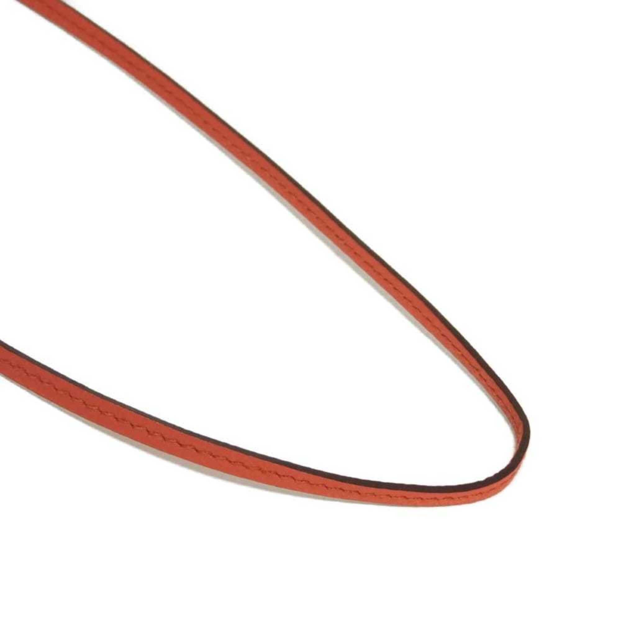 Hermes Hermes Necklace Heart Bell Clochette Coup Random Logo Ring Petit H Taurillon Clemence Chevre H1070518 Men's Women's Size ONE SIZE - 9 Thumbnail