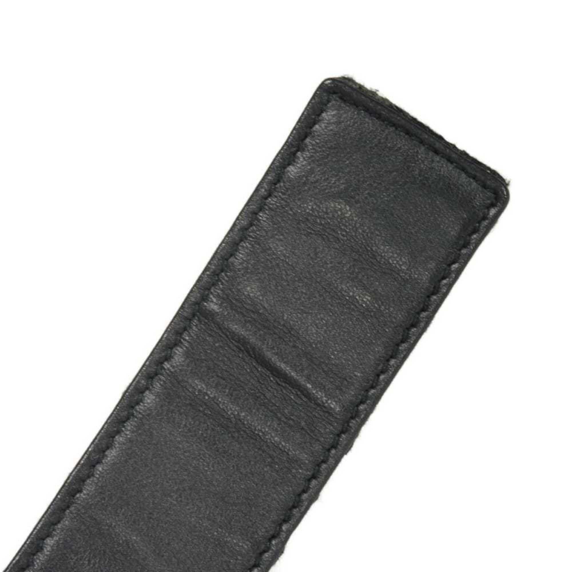 Dior Christian Dior Dior belt, size 30 Montaigne, 35mm, 75cm, CD logo, calfskin, black/navy, oblique jacquard, cotton, beige, women's. Size ONE SIZE - 13 Thumbnail