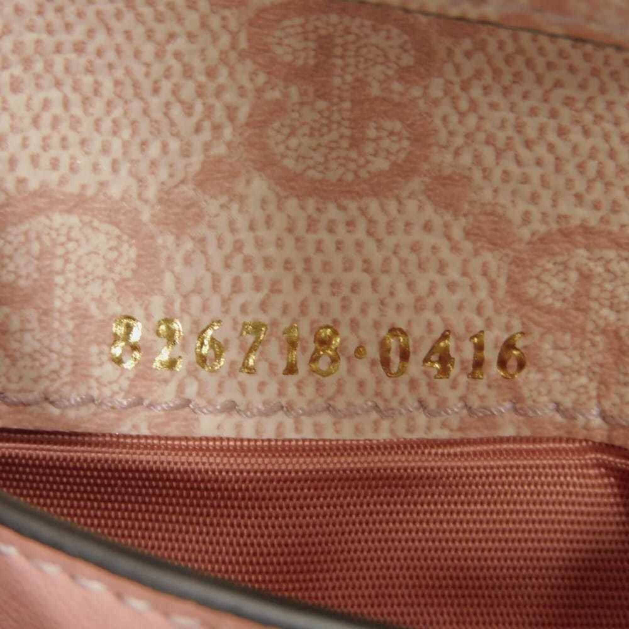 Gucci Gucci Bi-fold Wallet, GG Emblem, Medium Zip, Logo, Smooth Calfskin, Supreme, Dusty Pink, 826718 AAEQ7 6941, Women's Size ONE SIZE - 9 Thumbnail