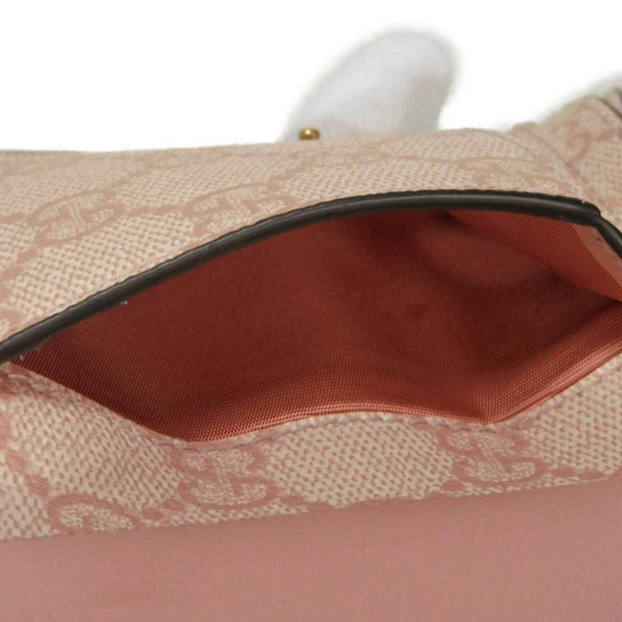 Gucci Gucci Bi-fold Wallet, GG Emblem, Medium Zip, Logo, Smooth Calfskin, Supreme, Dusty Pink, 826718 AAEQ7 6941, Women's Size ONE SIZE - 11 Thumbnail