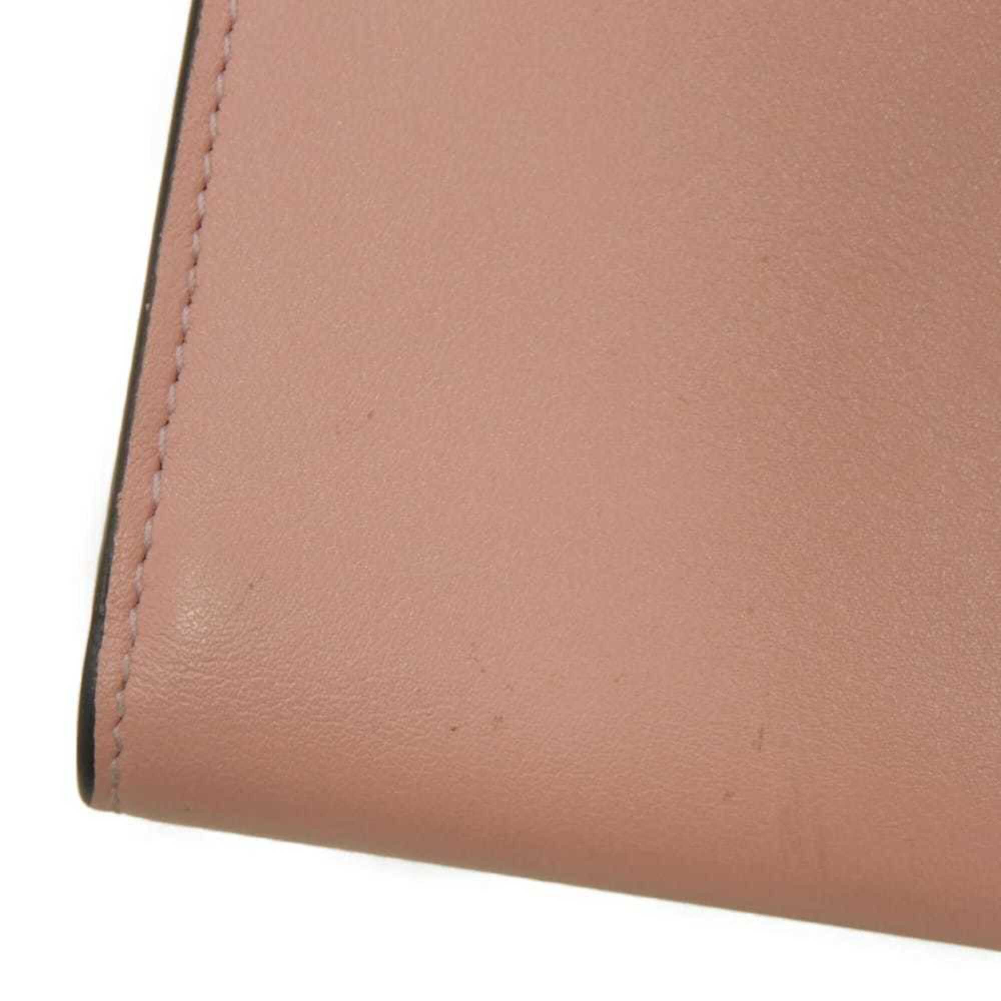 Gucci Gucci Bi-fold Wallet, GG Emblem, Medium Zip, Logo, Smooth Calfskin, Supreme, Dusty Pink, 826718 AAEQ7 6941, Women's Size ONE SIZE - 25 Thumbnail