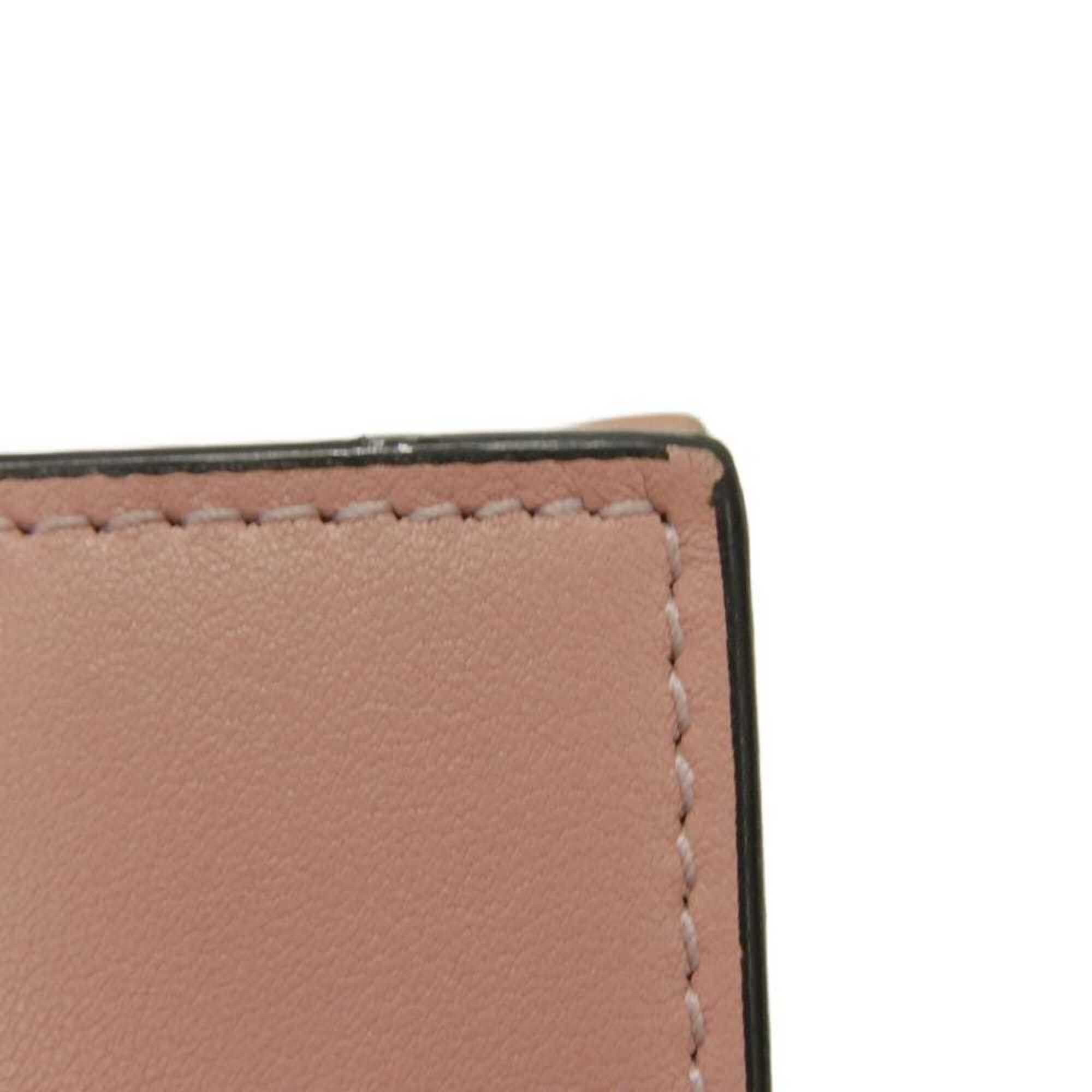 Gucci Gucci Bi-fold Wallet, GG Emblem, Medium Zip, Logo, Smooth Calfskin, Supreme, Dusty Pink, 826718 AAEQ7 6941, Women's Size ONE SIZE - 23 Thumbnail