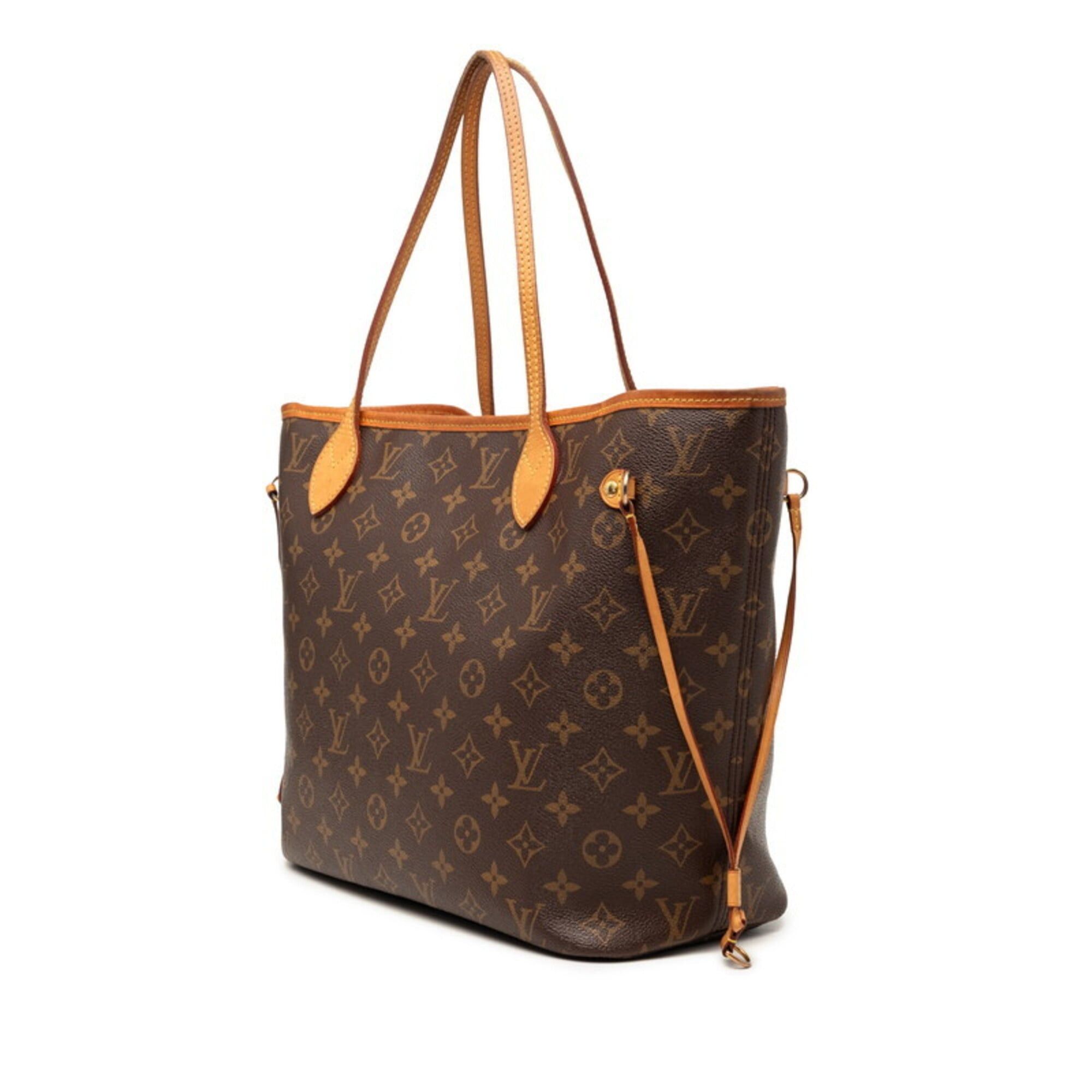 Louis Vuitton Louis Vuitton Monogram Neverfull MM Tote Bag M41177 Brown Leather Women's LOUIS VUITTON Size ONE SIZE - 2 Thumbnail