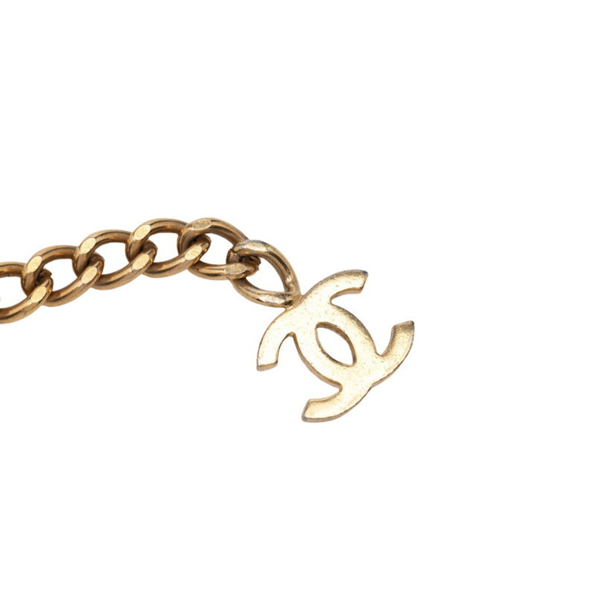 Chanel Chanel Coco Mark Logo Plate Chain Belt, 02P Engraving, Gold Plated, Women's. Size ONE SIZE - 5 Thumbnail